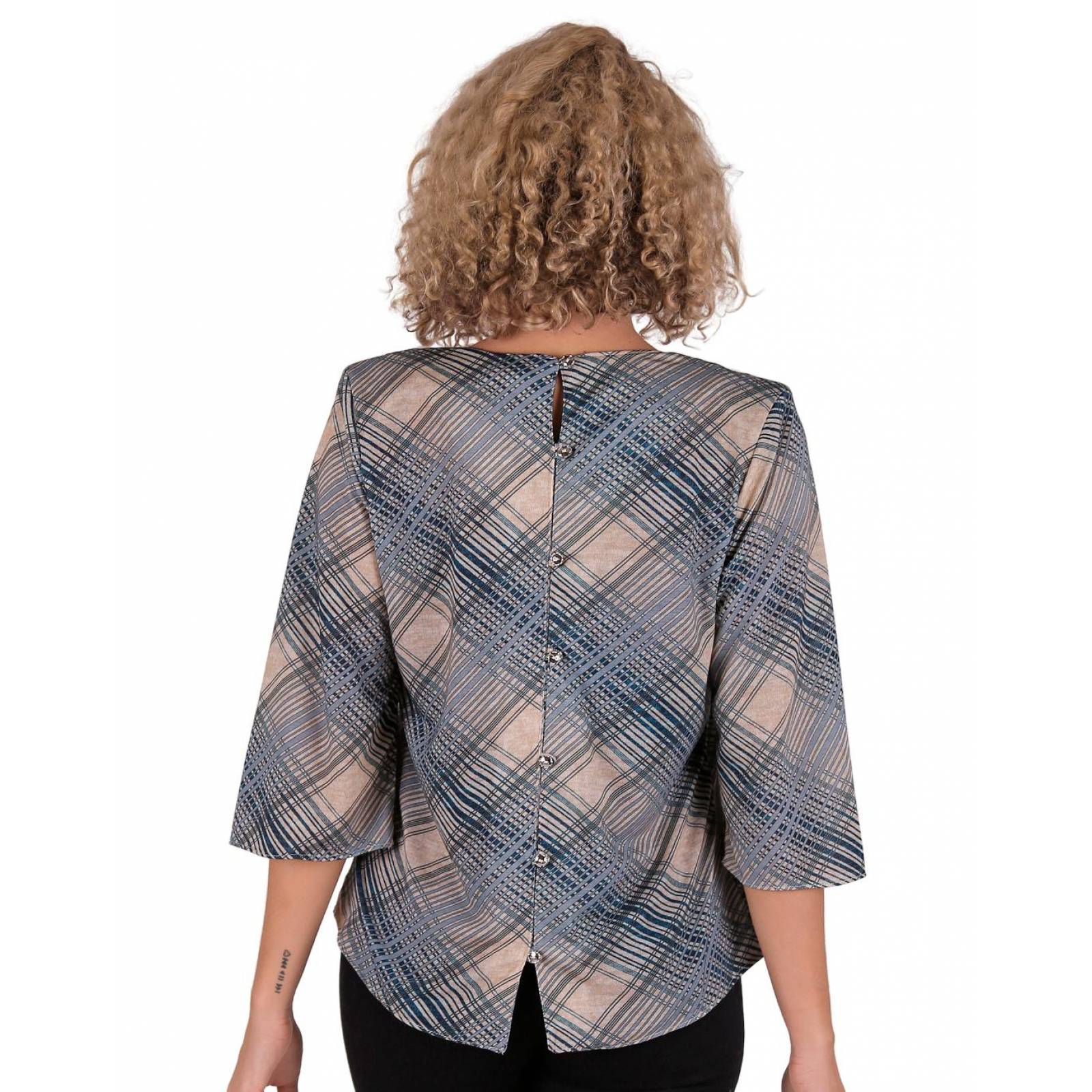 Blusa Mujer Paloma Beige 56404007 Spandex 