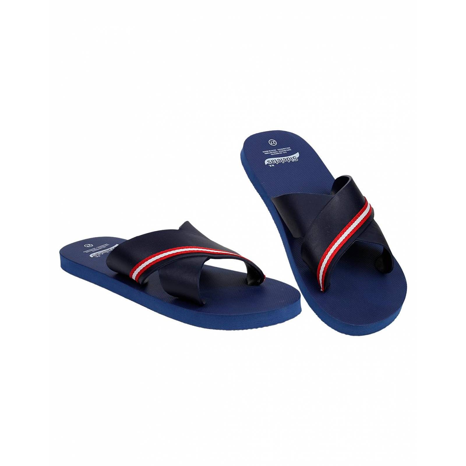 Sandalia Playa Casual Hombre Salvaje Tentación Azul 07103603 Full Plastic 