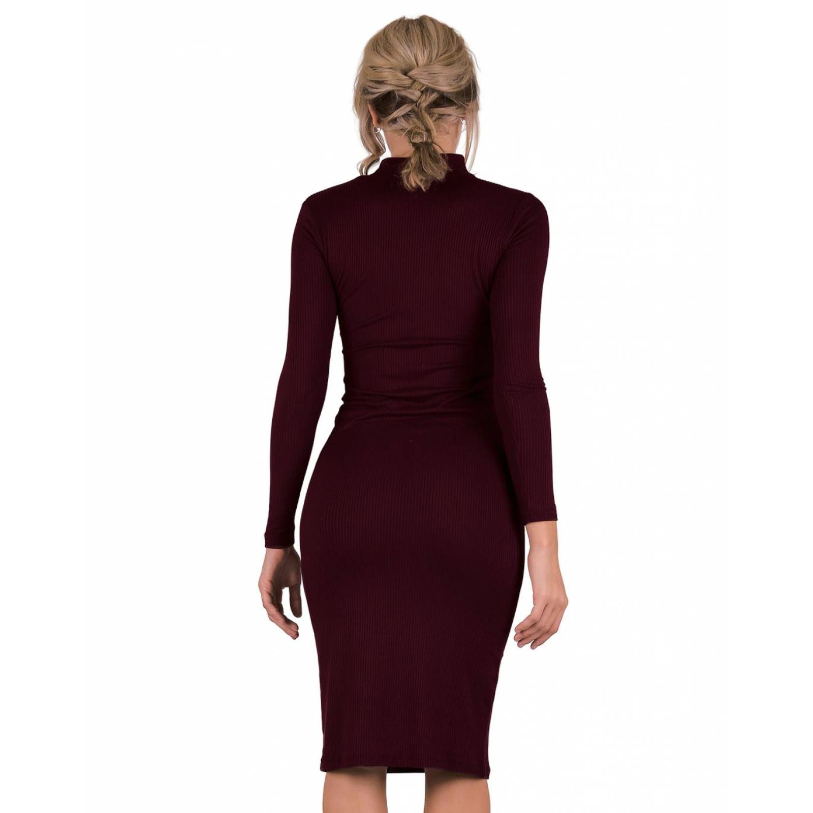 Vestido Mujer Stfashion Vino 71004010 Spandex 