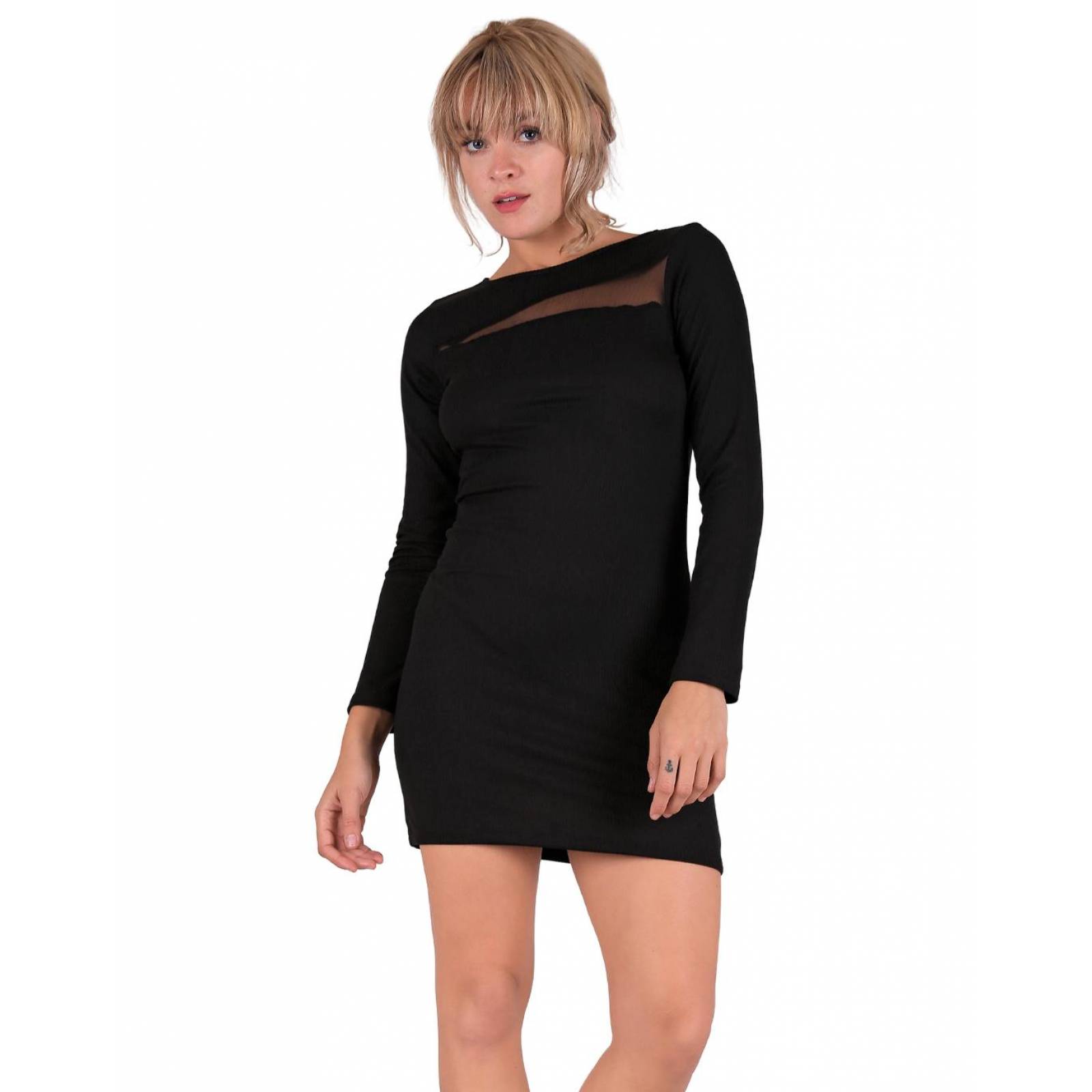 Vestido Mujer Stfashion Negro 72604046 Spandex 