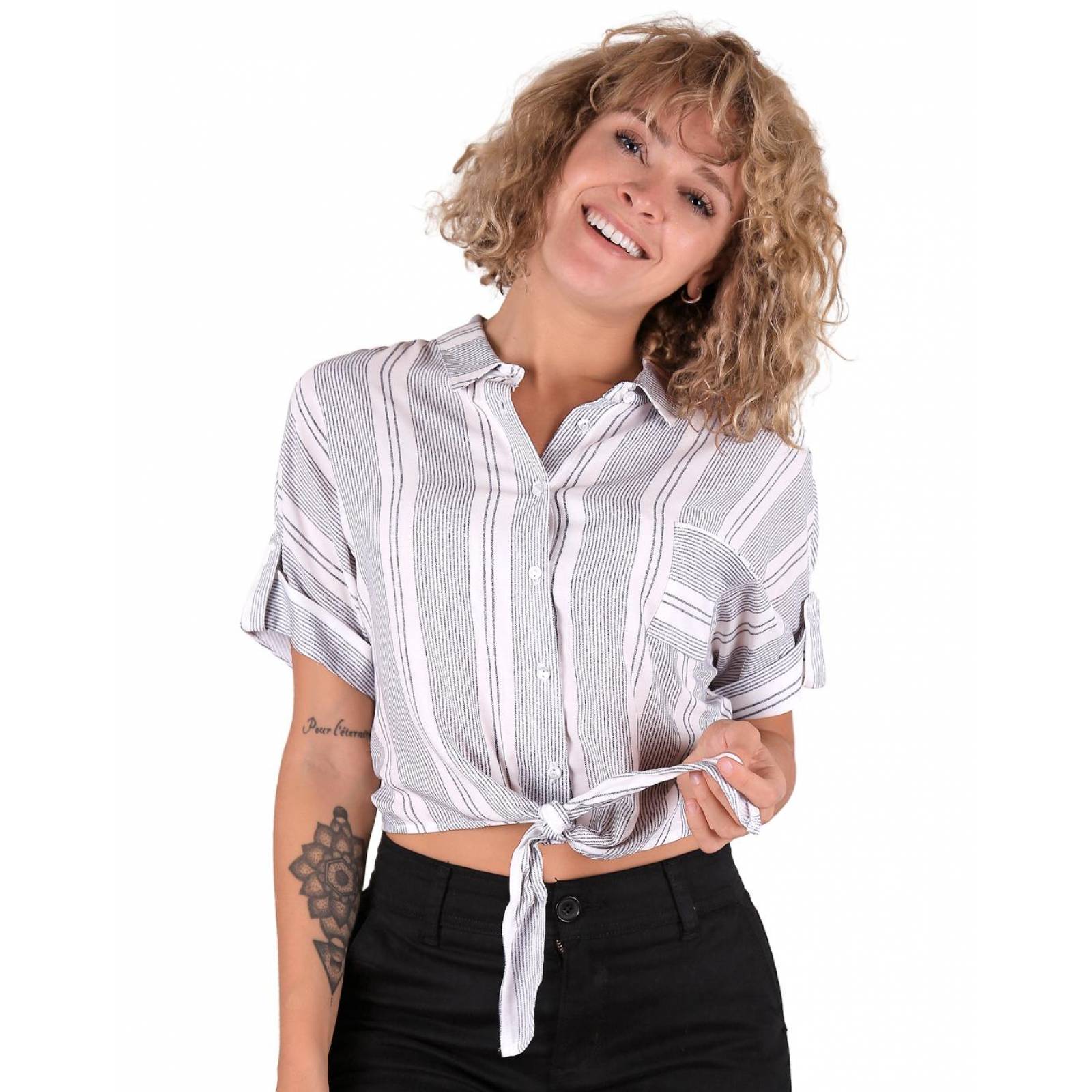 Blusa Mujer Stfashion Blanco 72904013 Rayón 