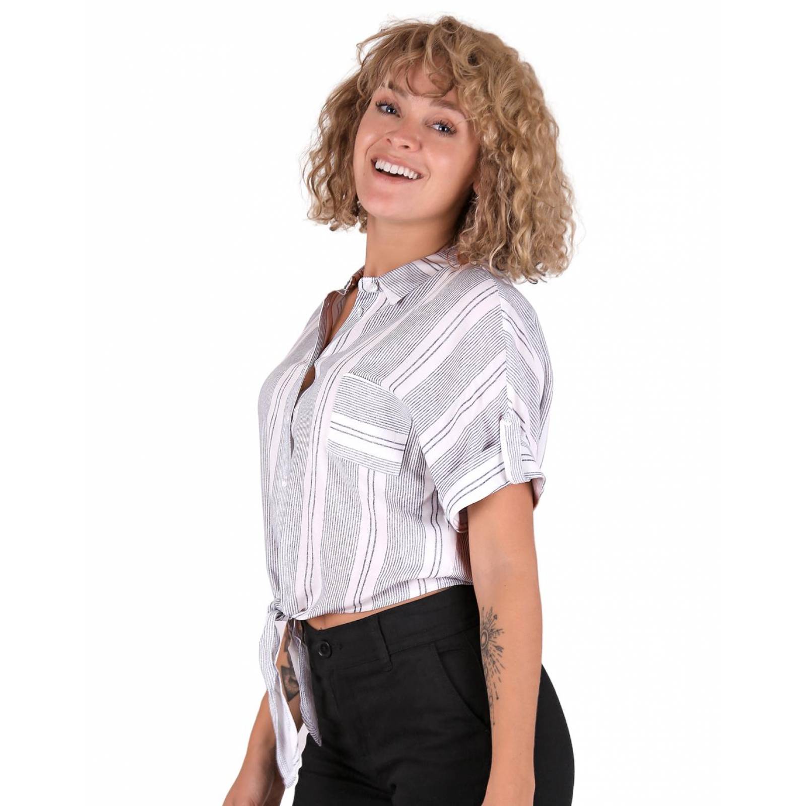 Blusa Mujer Stfashion Blanco 72904013 Rayón 