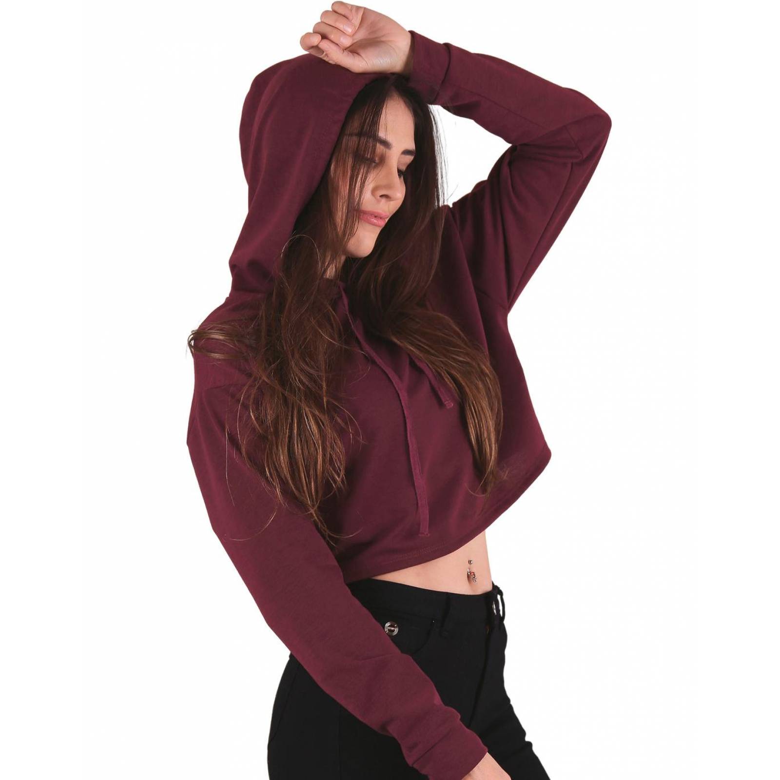 Sudadera Mujer Stfashion Vino 50004127 French Terry 