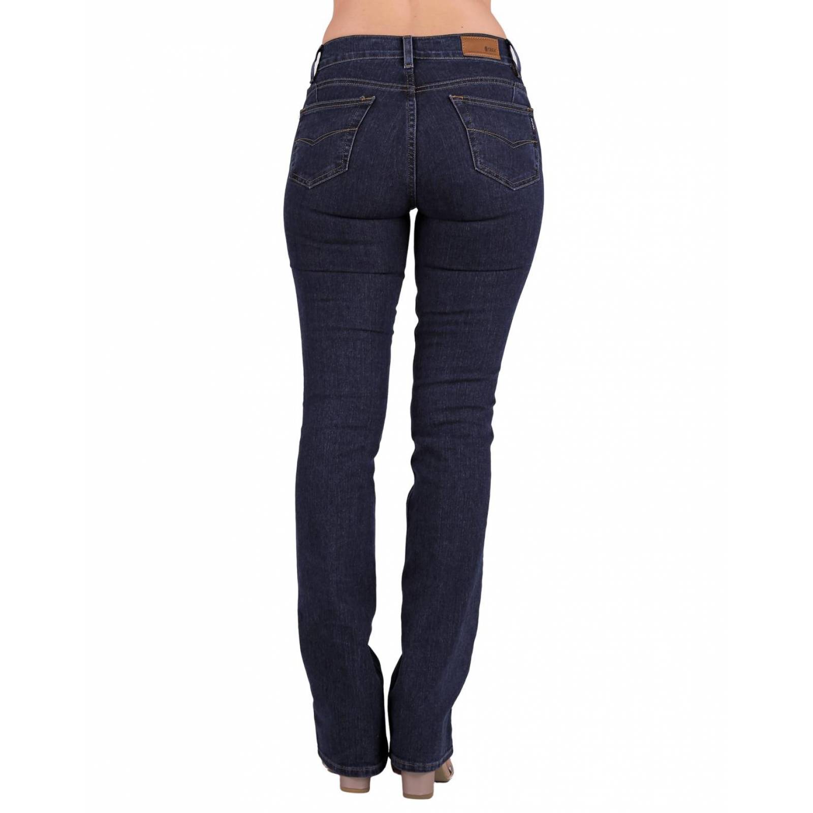 Jeans Mujer Básico Recto Negro Oggi 59104038 