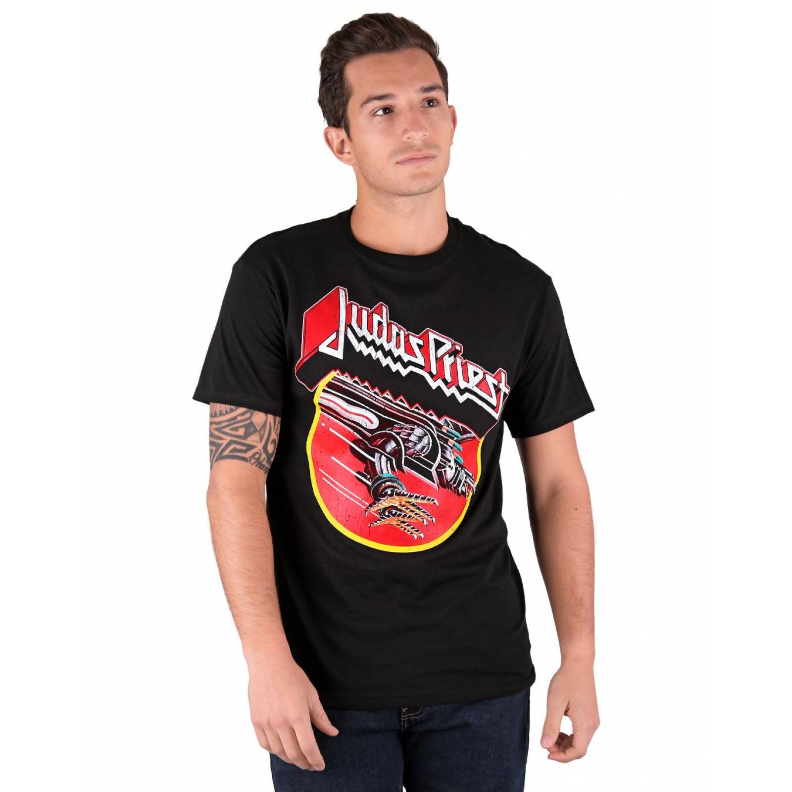 Playera Moda Hombre Toxic Negro 51604018 Algodón 