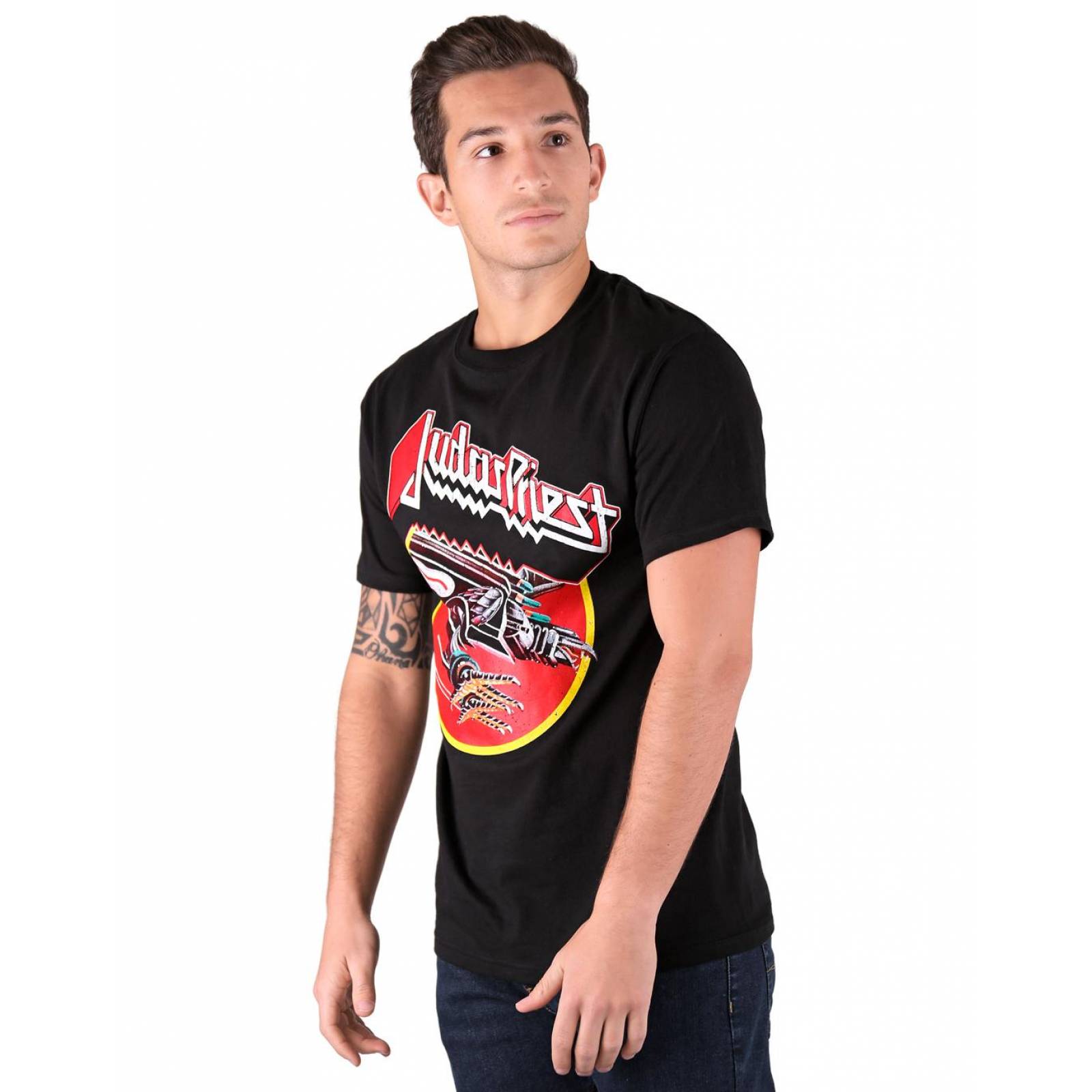 Playera Moda Hombre Toxic Negro 51604018 Algodón 