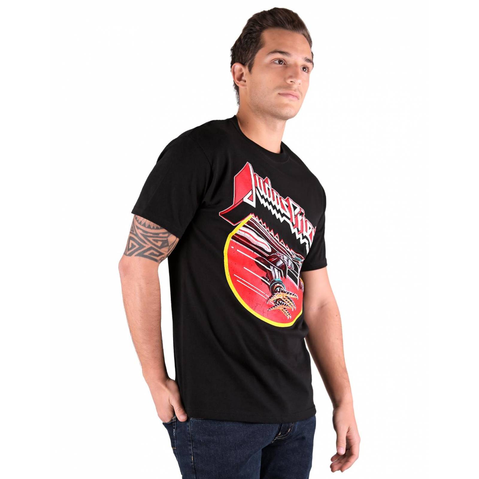 Playera Moda Hombre Toxic Negro 51604018 Algodón 