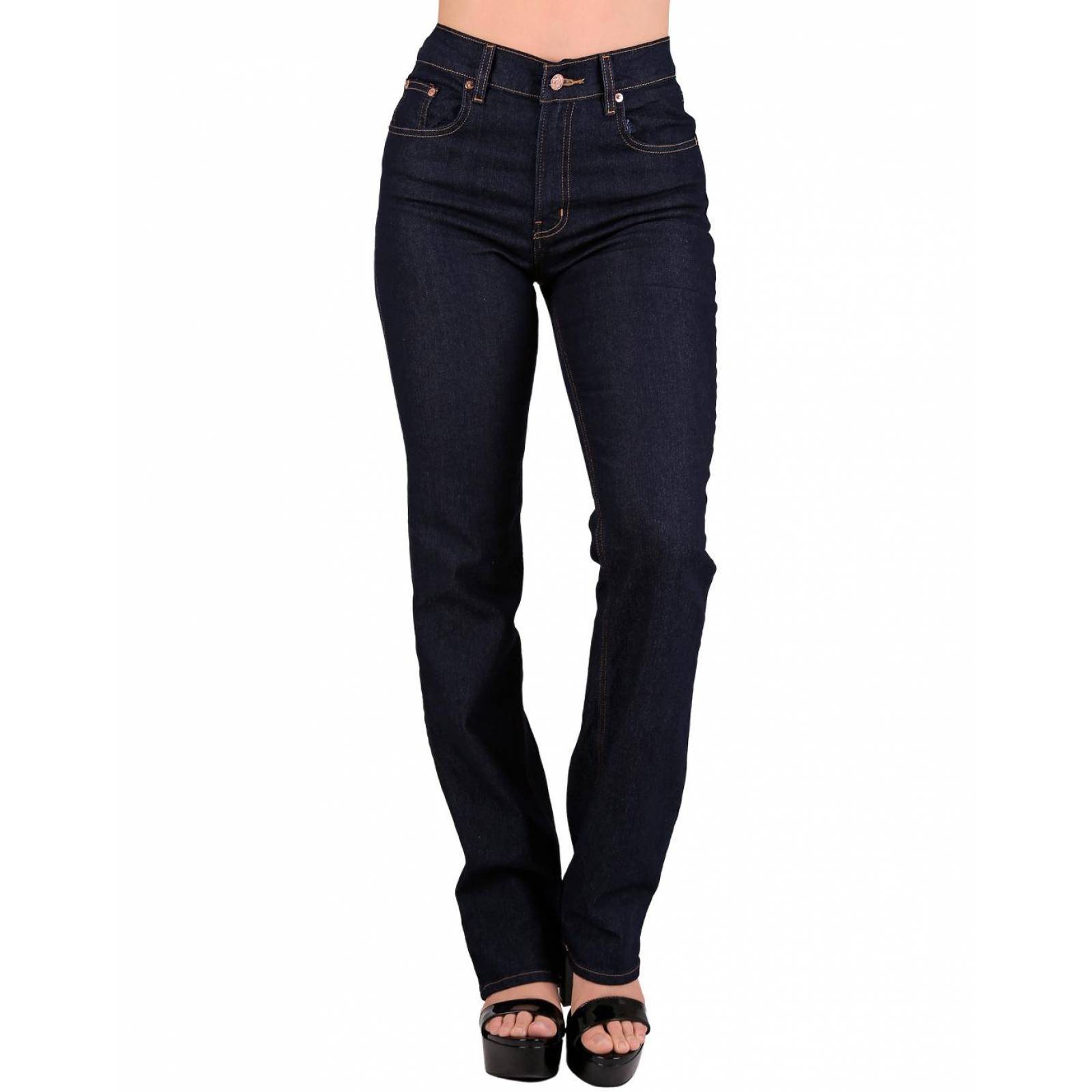 Jeans Básico Mujer Oggi Azul 59104033 Mezclilla Stretch Atraction 