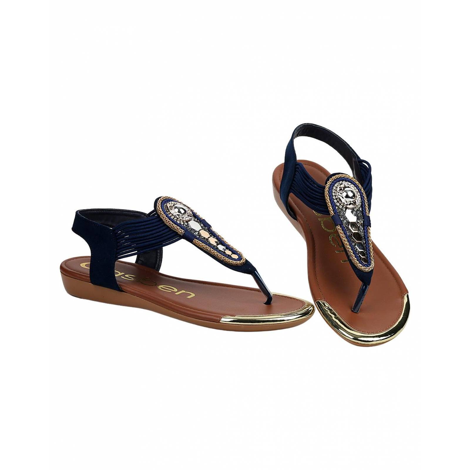 Sandalias para Dama Salvaje Tentación Azul 06903616 Tacto Piel 