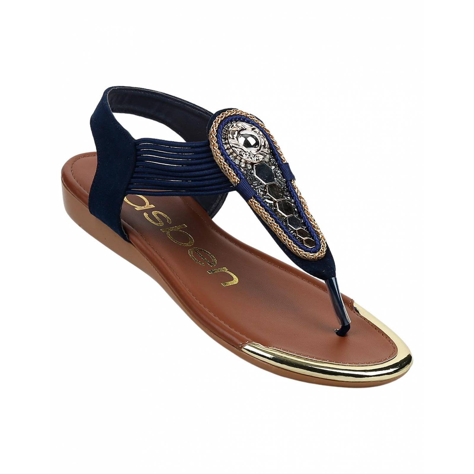 Sandalias para Dama Salvaje Tentación Azul 06903616 Tacto Piel 