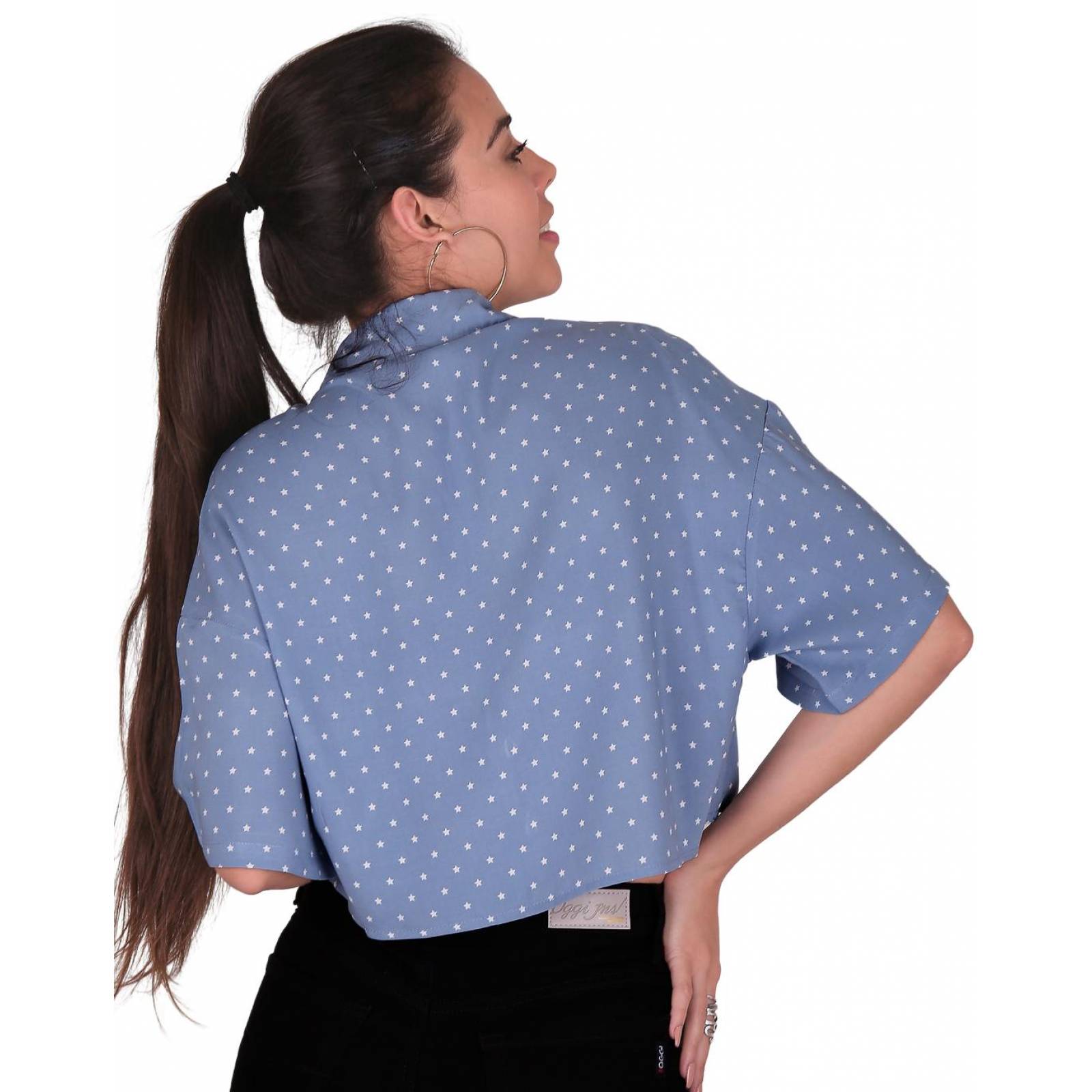 Blusa Juvenil Mujer Stfashion Azul 60404206 Rayón 