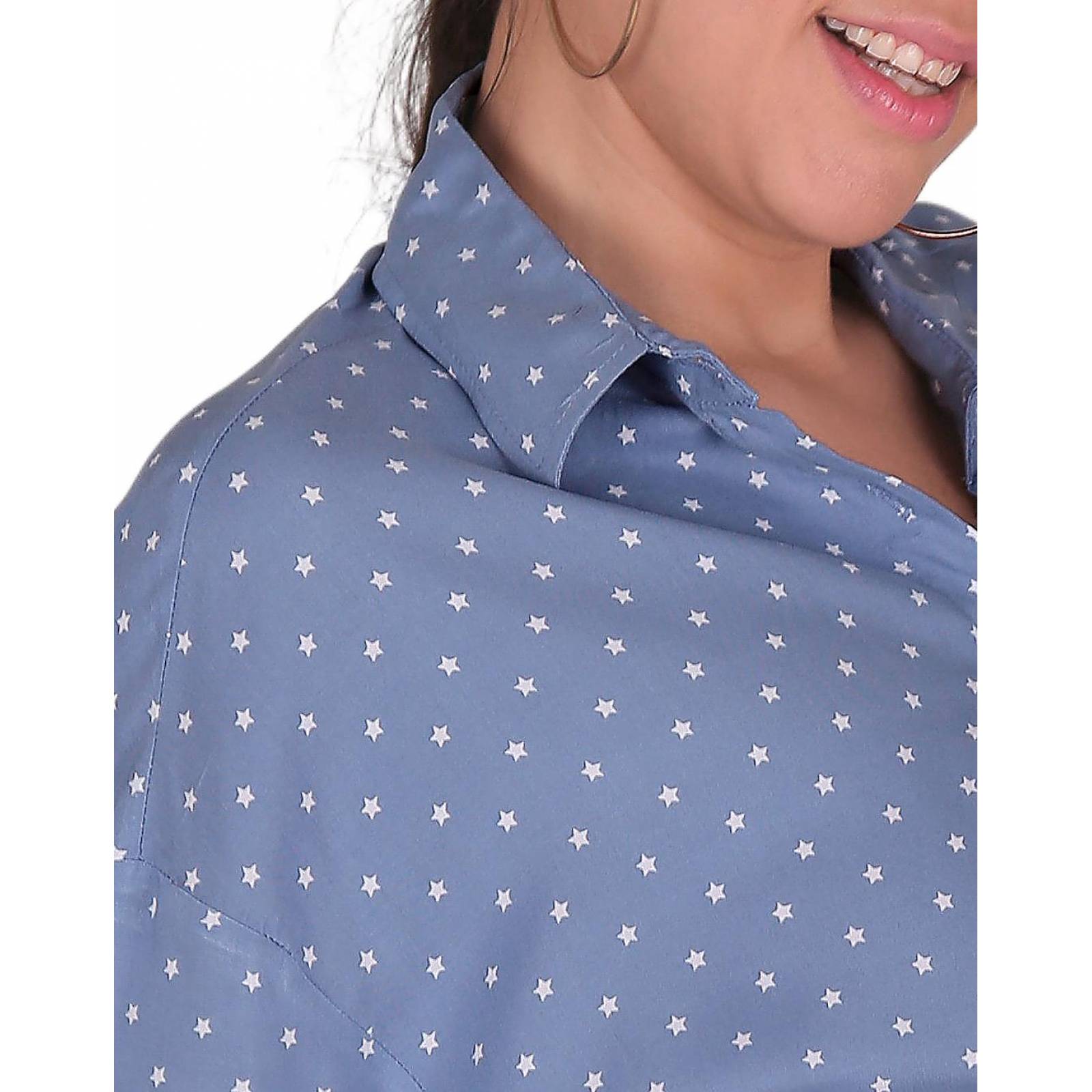 Blusa Juvenil Mujer Stfashion Azul 60404206 Rayón 