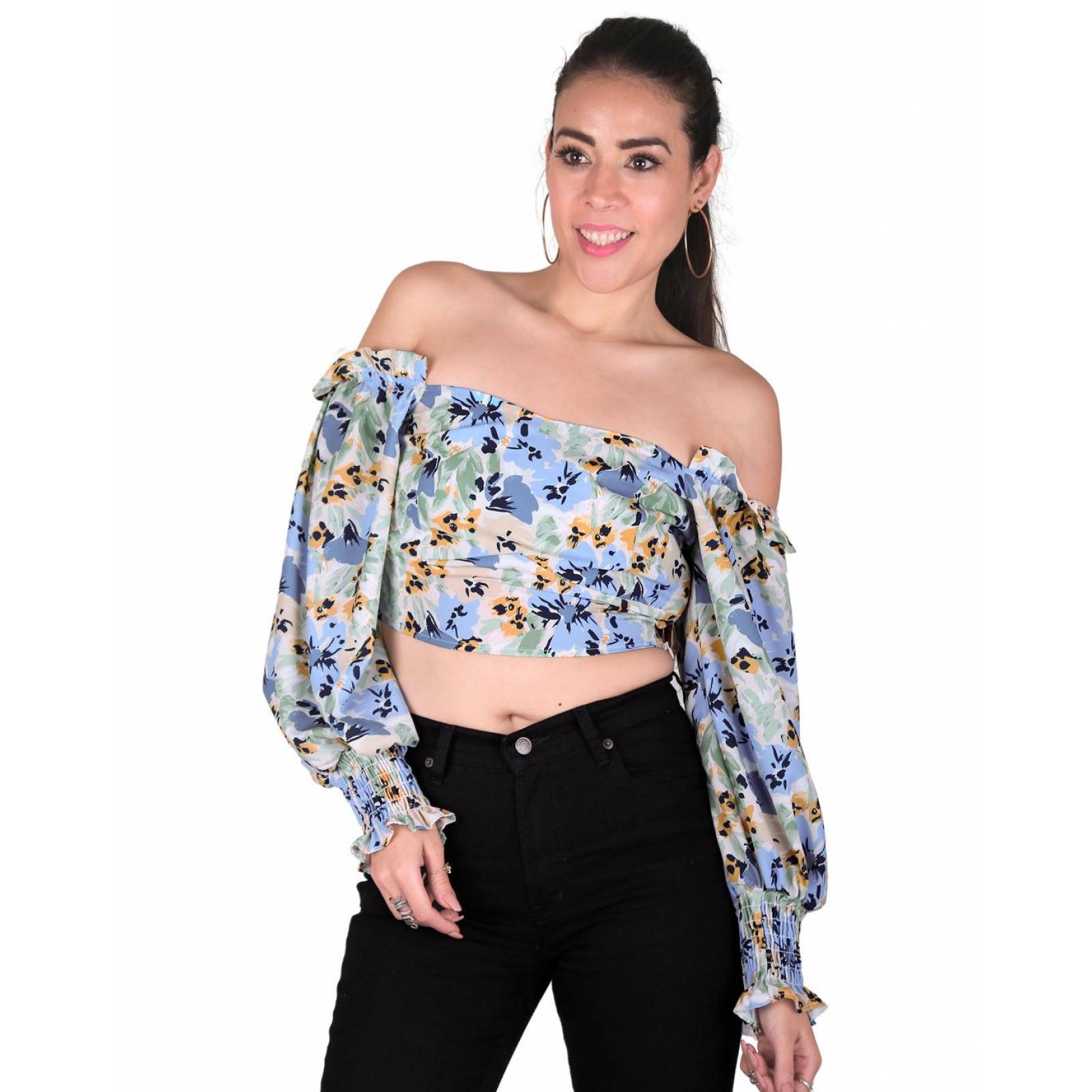 Blusa Juvenil Mujer Stfashion Multicolor 64104207 Poliéster