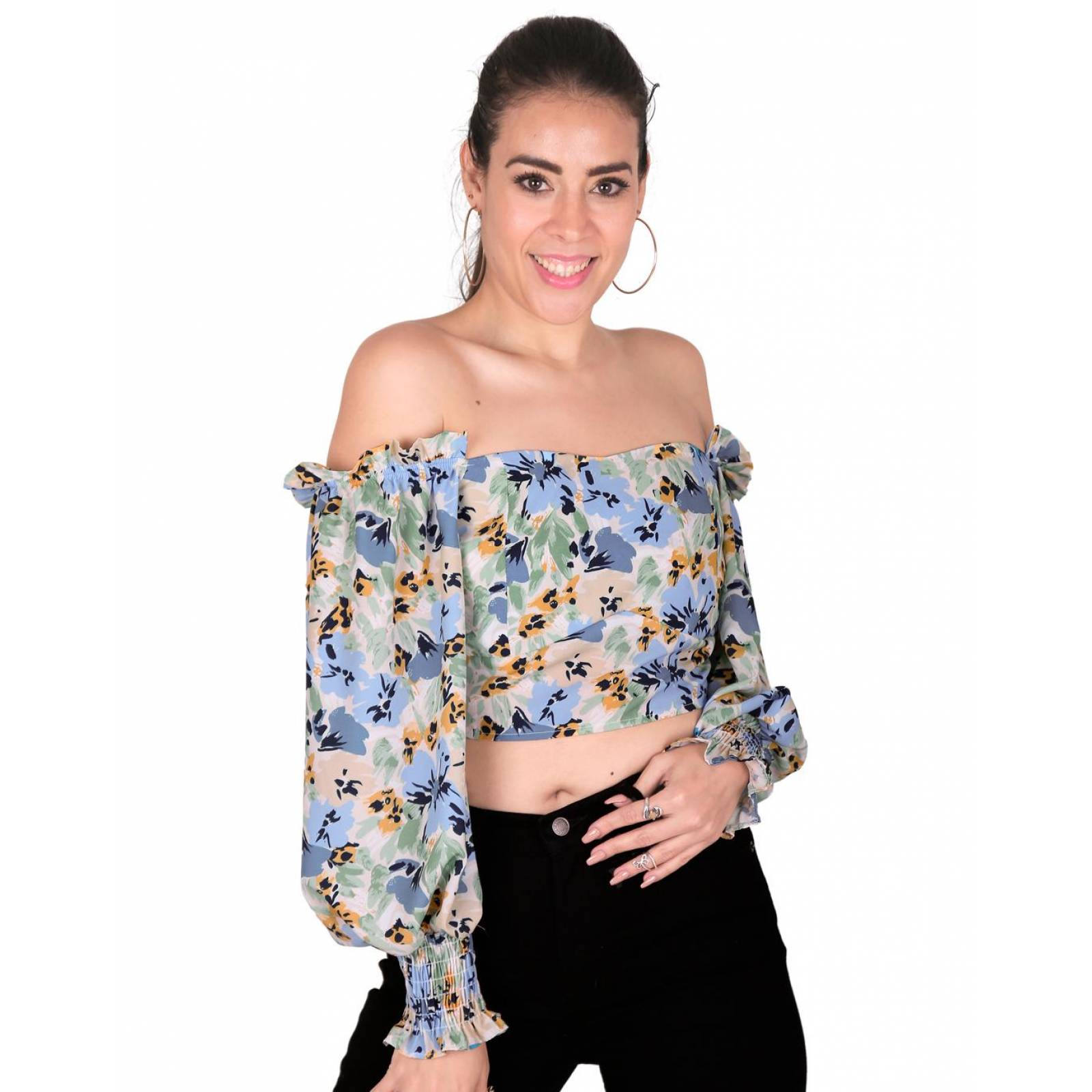 Blusa Juvenil Mujer Stfashion Multicolor 64104207 Poliéster