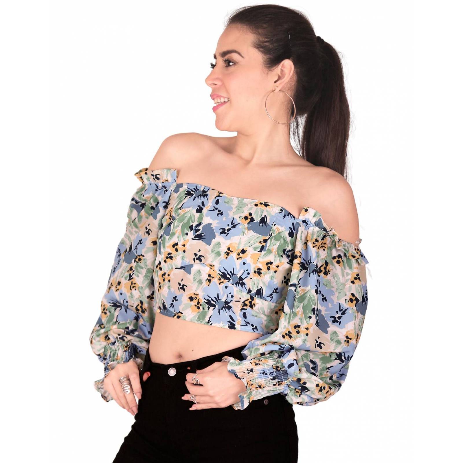 Blusa Juvenil Mujer Stfashion Multicolor 64104207 Poliéster