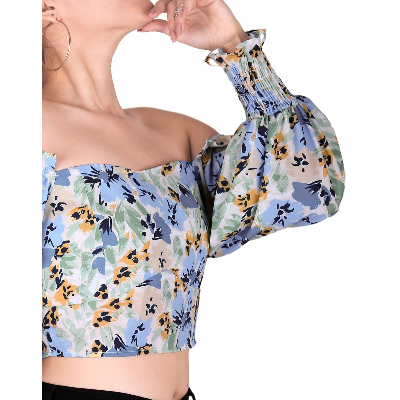 Blusa Juvenil Mujer Stfashion Multicolor 64104207 Poliéster