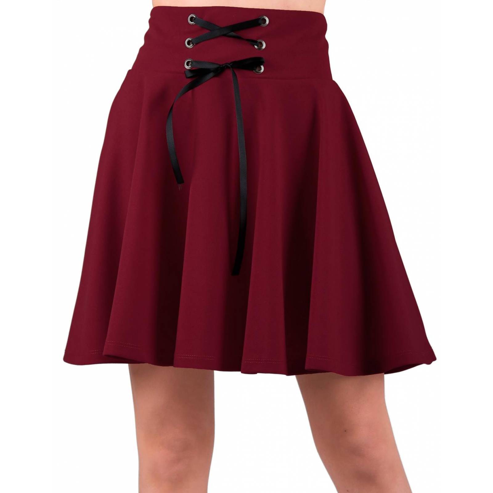 Falda Juvenil Mujer Stfashion Rojo 79304205 Spandex 