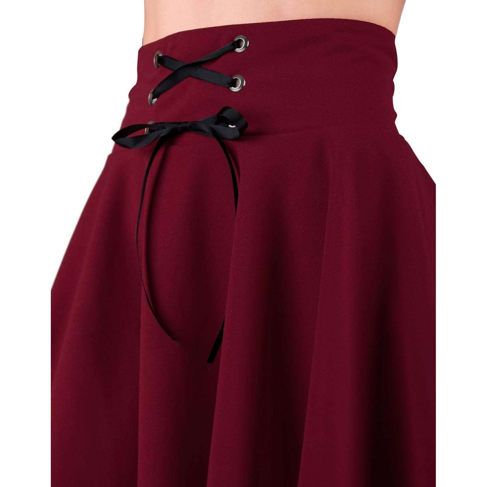 Falda Juvenil Mujer Stfashion Rojo 79304205 Spandex 