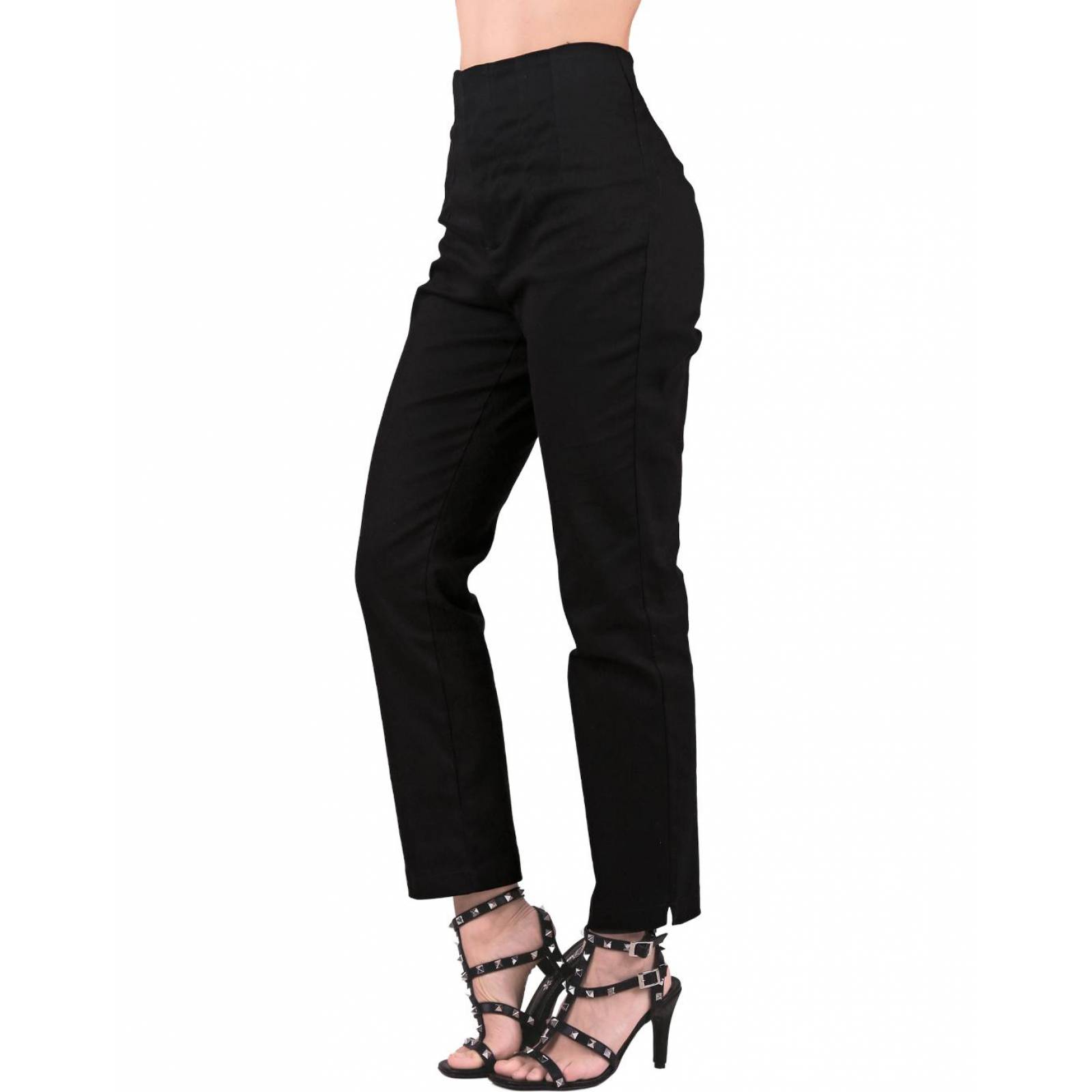 Pantalón Vestir Mujer Stfashion Negro 79304059 Spandex – SALVAJE TENTACIÓN