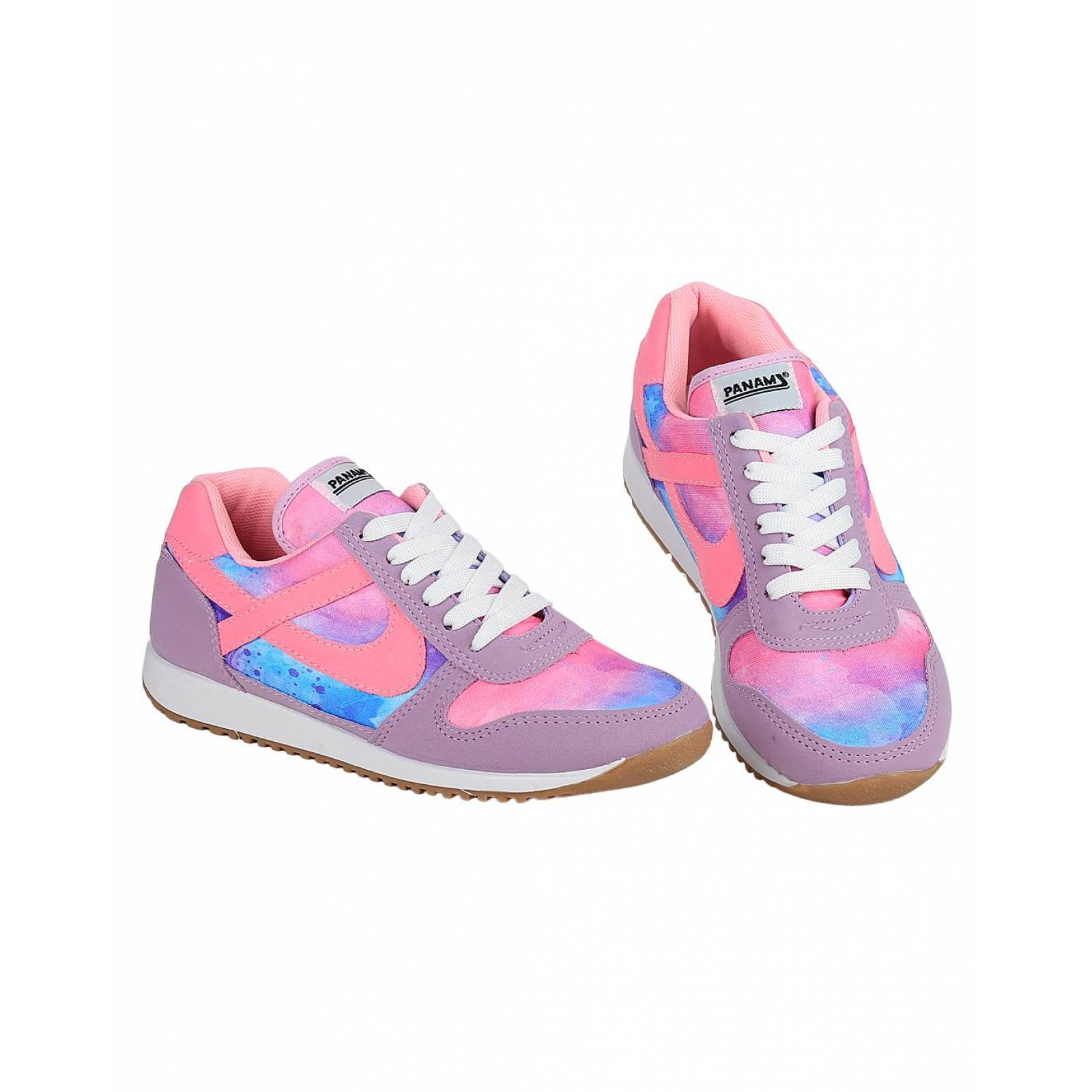 Tenis Mujer Panam Rosa 15503613 Textil 