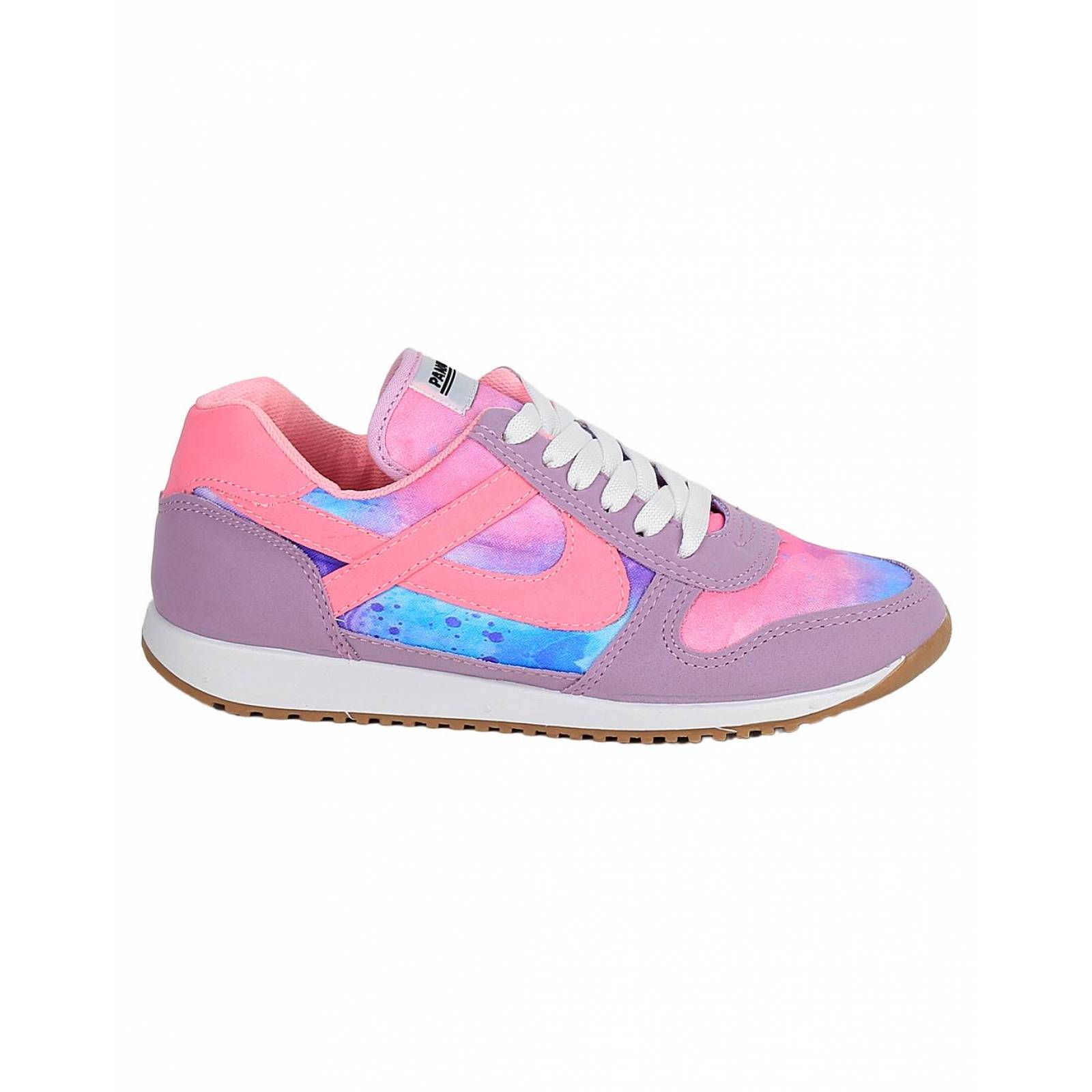 Tenis Mujer Panam Rosa 15503613 Textil 