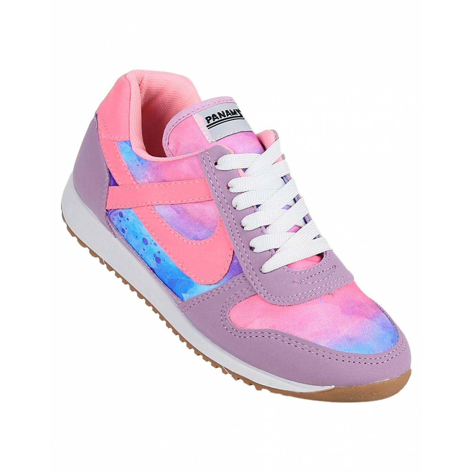 Tenis Mujer Panam Rosa 15503613 Textil 