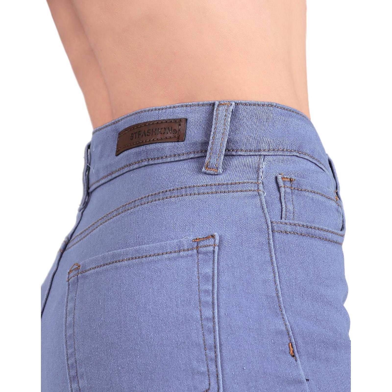 Short Mujer Stfashion Azul 63104202 Mezclilla Stretch 