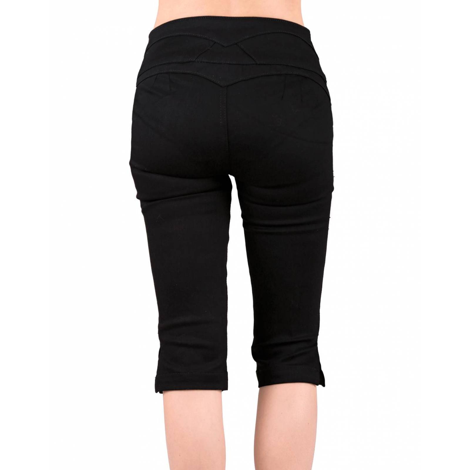 Capri Mujer Stfashion Negro 63104200 Gabardina Stretch