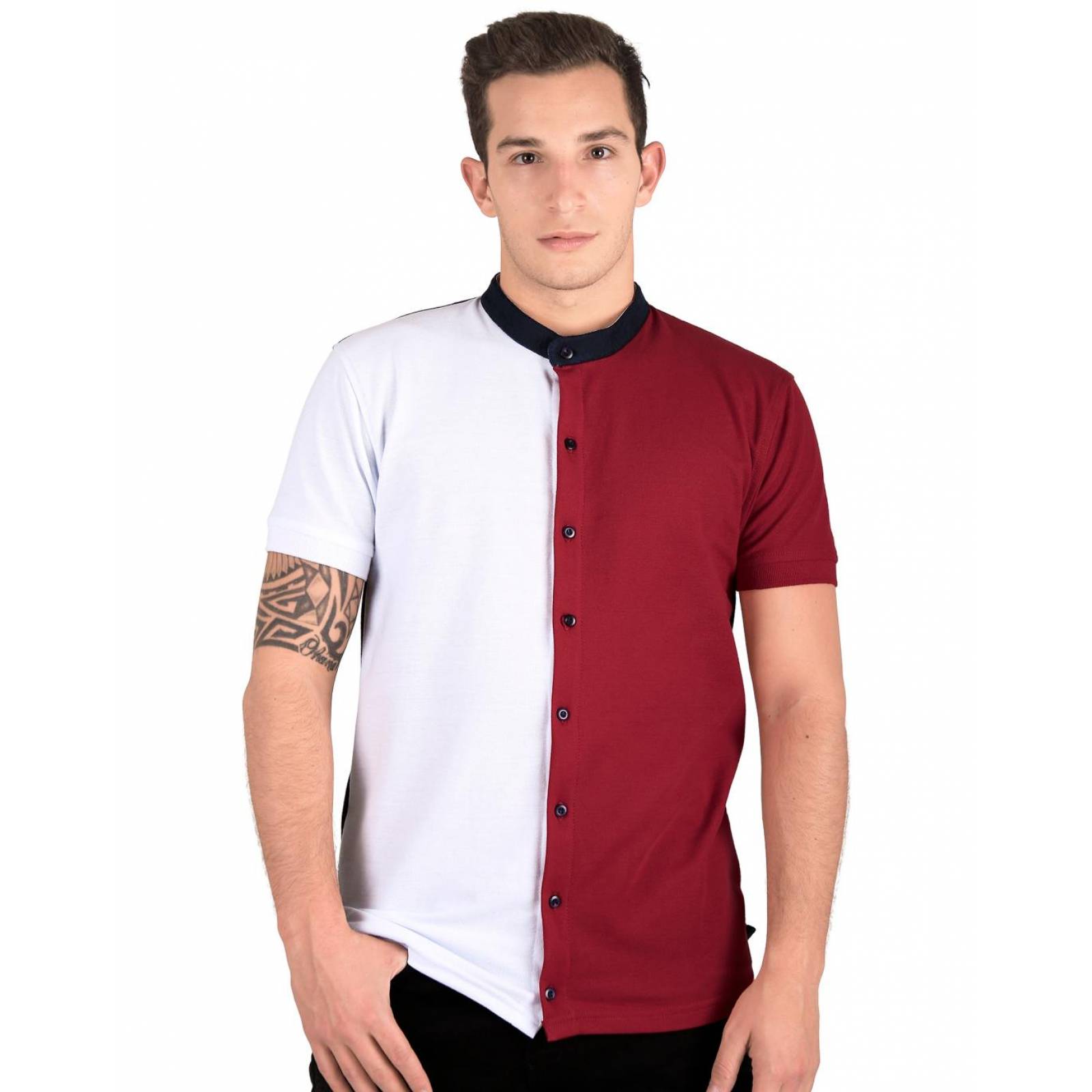 Playera Moda Hombre Stfashion Rojo 52604212 Piqué