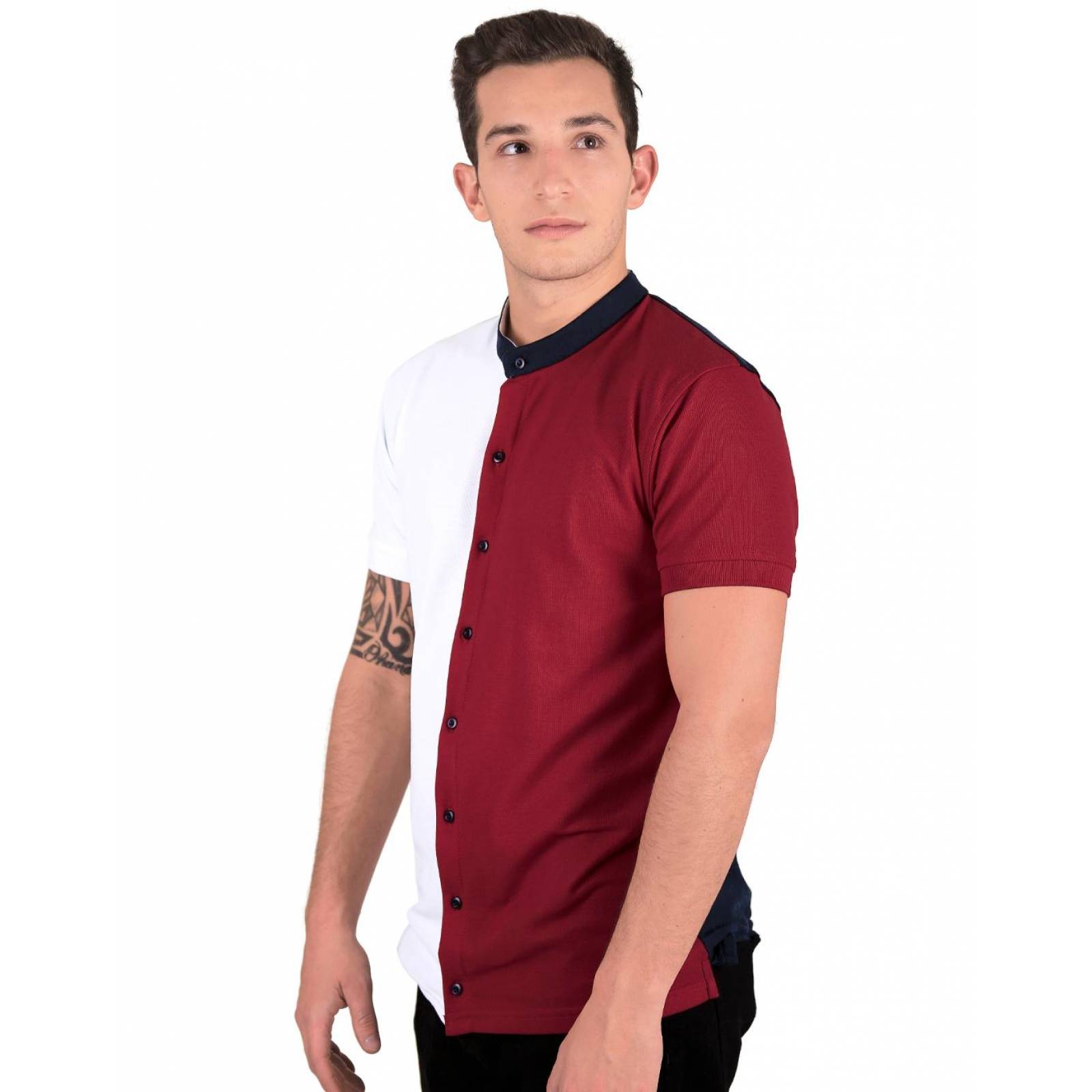 Playera Moda Hombre Stfashion Rojo 52604212 Piqué