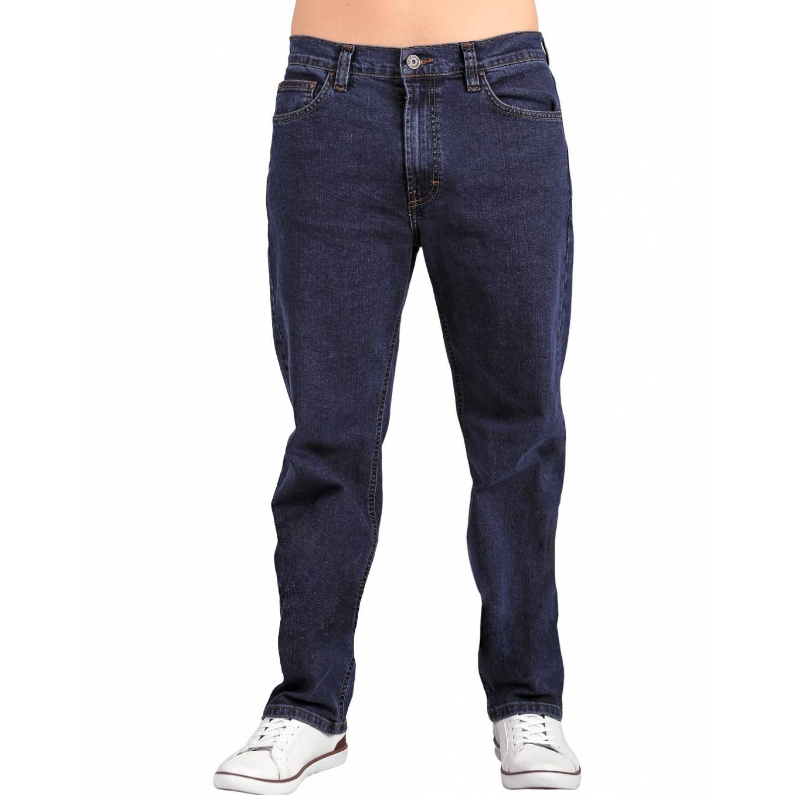 Jeans Básico Hombre Furor Indigo 62105607 Mezclilla Stretch