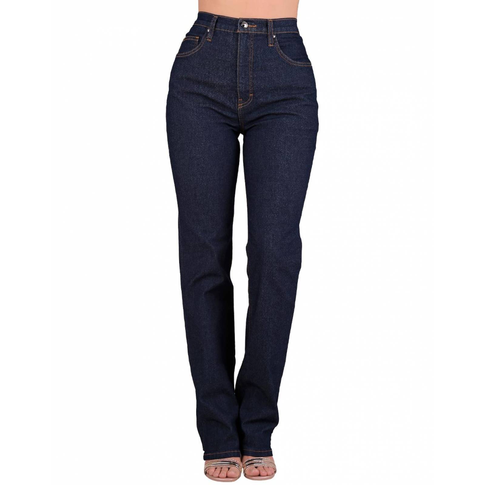 Jeans Mujer Básico Recto Azul Furor 62104175 