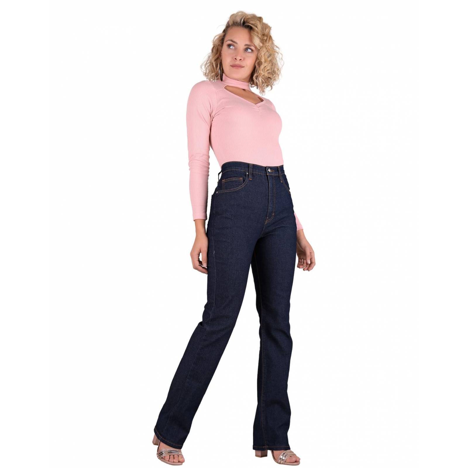 Jeans Mujer Básico Recto Azul Furor 62104175 