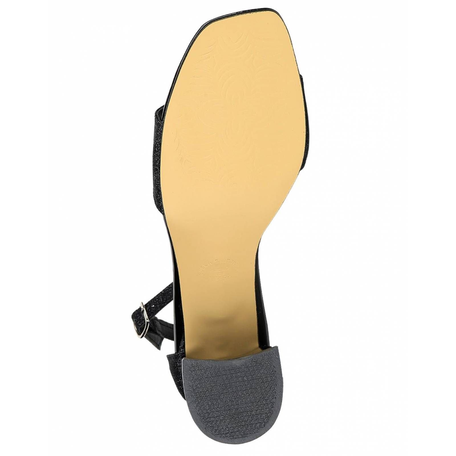 Sandalia Tacon Mujer Stfashion Negro 23503707 Tipo Charol 