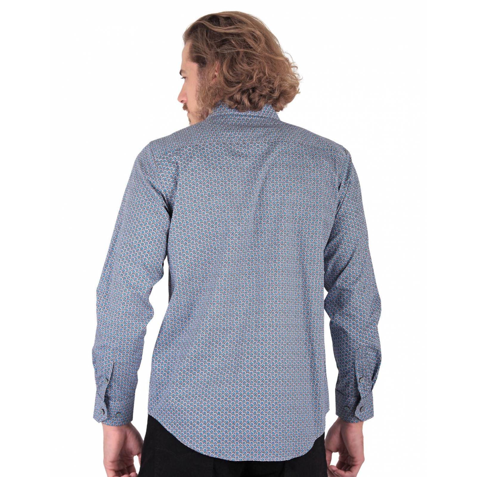 Camisa Casual Slim Hombre Gris Furor 62106203 