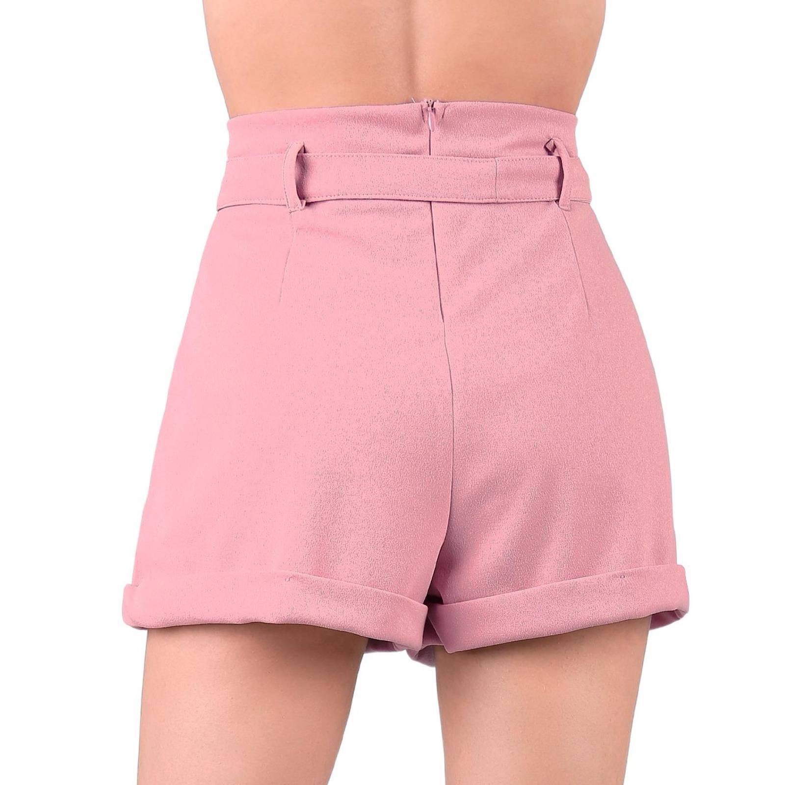 Short Casual Slim Mujer Rosa Stfashion 79304221