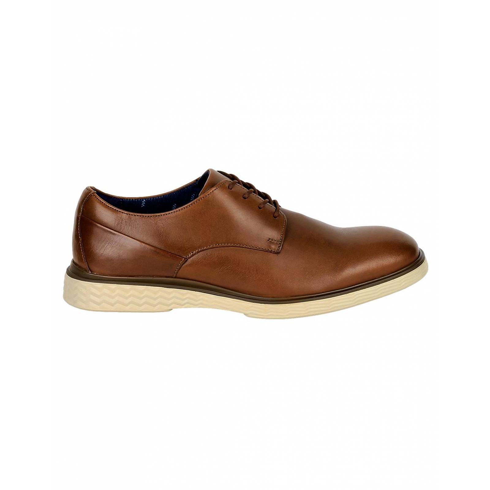 Zapato Hombre Oxford Casual Oxford Café Piel Flexi 02503736