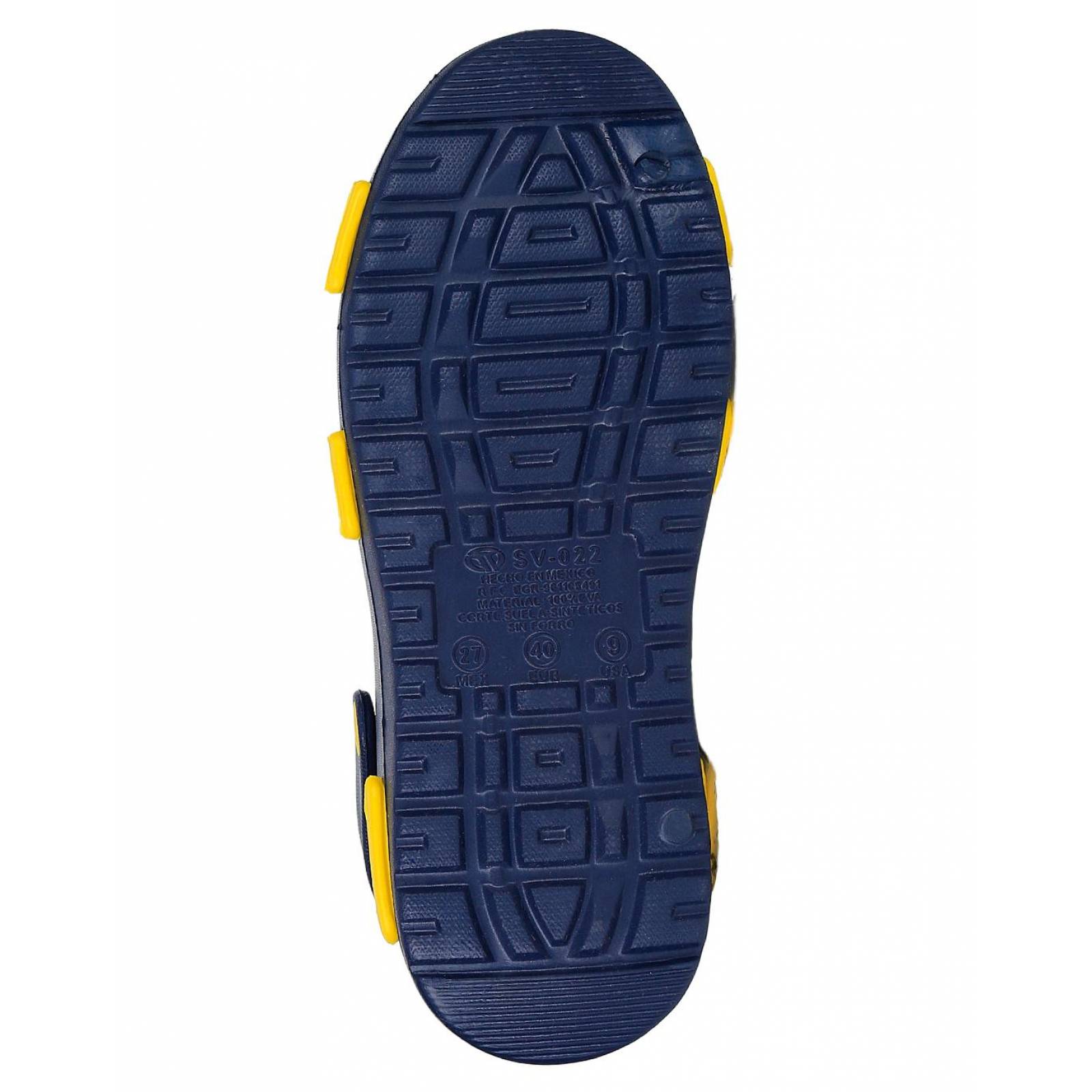 Sandalia Hombre Azul Full Plastic Elega Sport 17102212