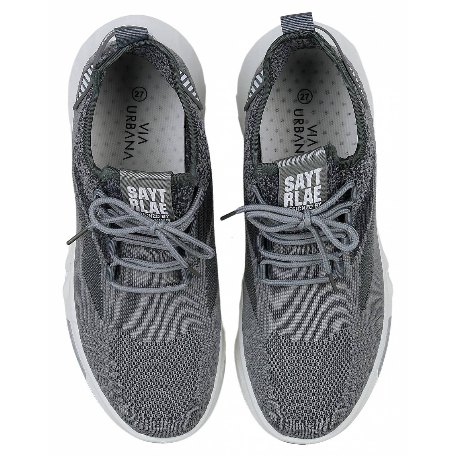 Tenis Hombre Moda Gris Via Urbana 06803608 