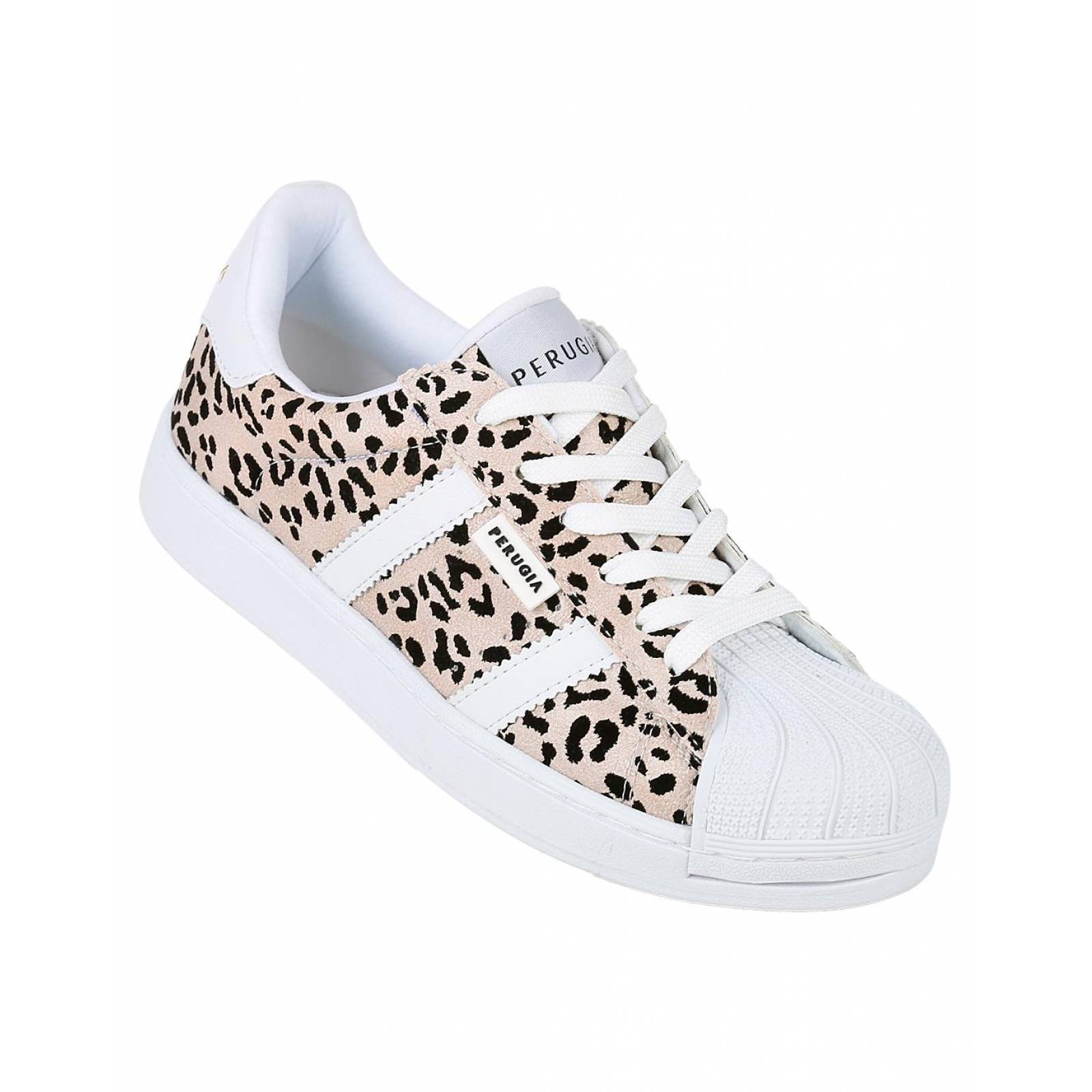 Tenis Mujer Blanco Tacto Piel Perugia 06103700 