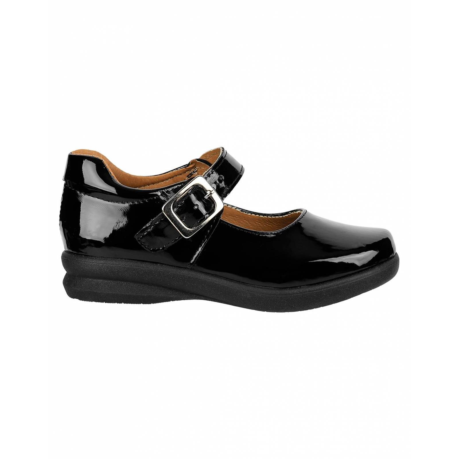 Zapato Niña Escolar Piso Negro Stfashion 10503701 