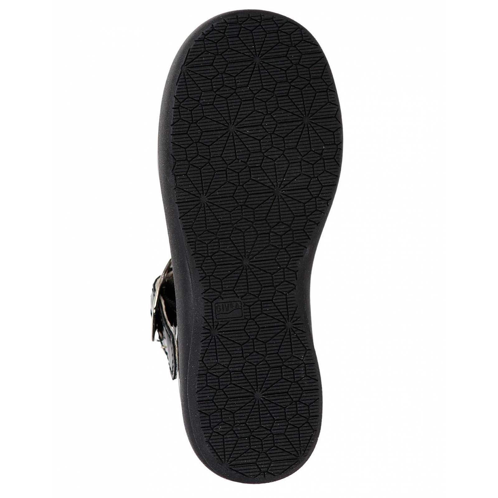 Zapato Niña Escolar Piso Negro Stfashion 10503701 