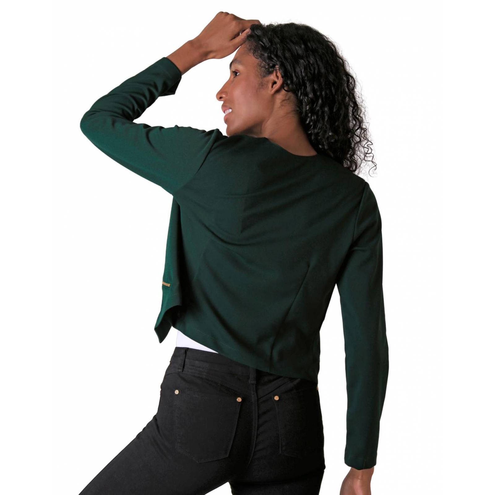 Saco Mujer Formal Blazer Verde Stfashion 79304227 .