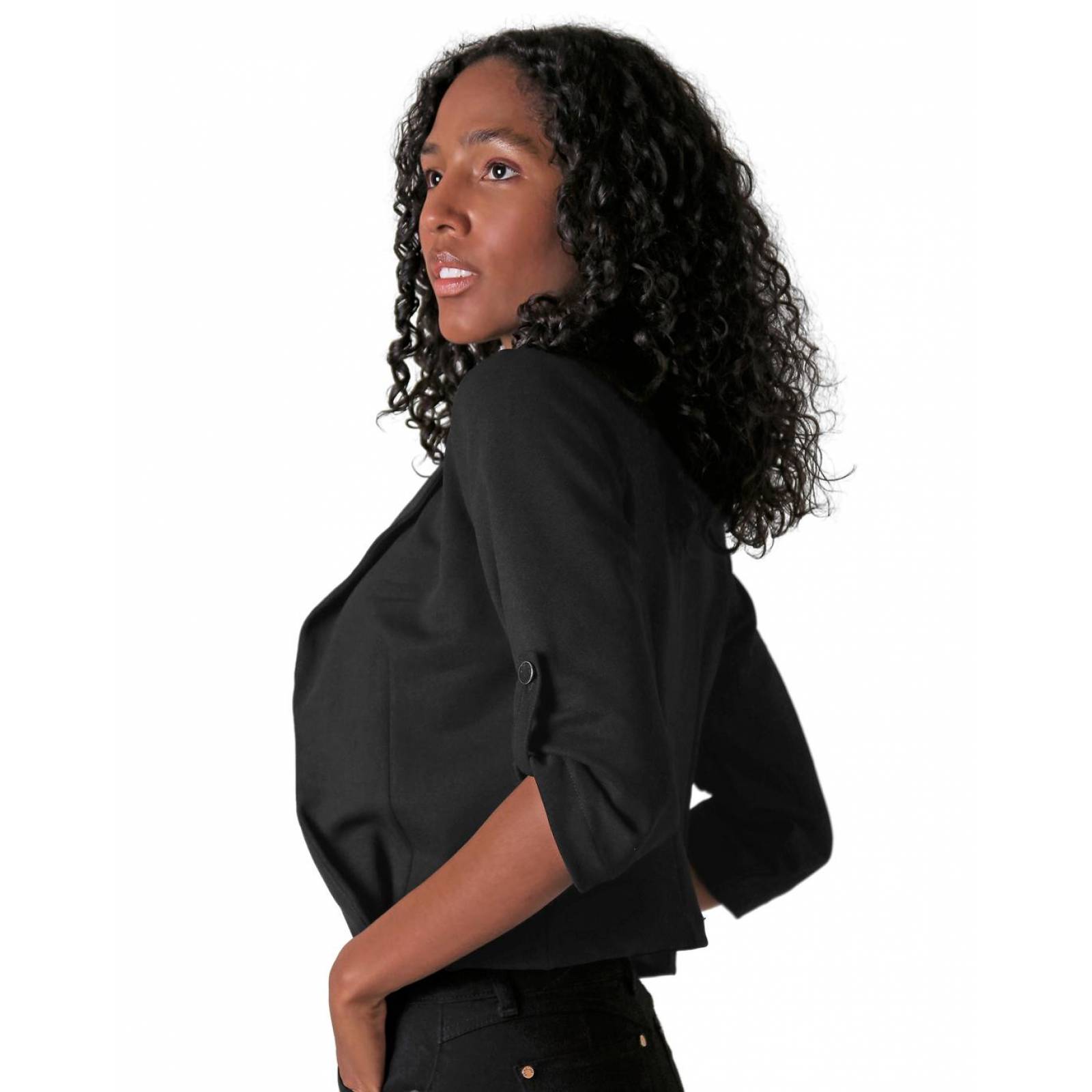 Saco Mujer Formal Blazer Negro Stfashion 79304215 