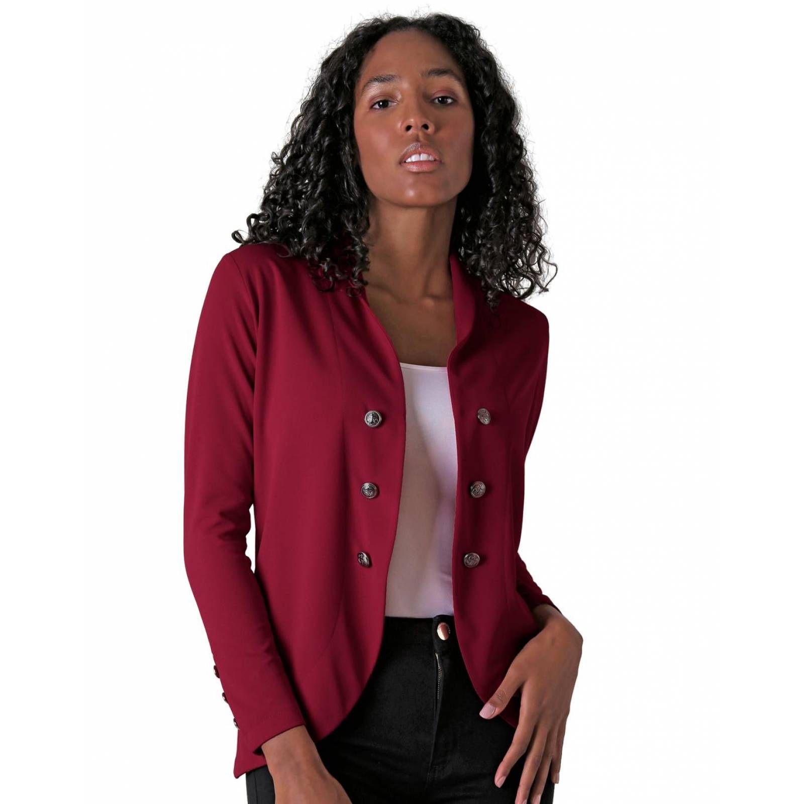 Saco Mujer Formal Blazer Rojo Stfashion 79304213 