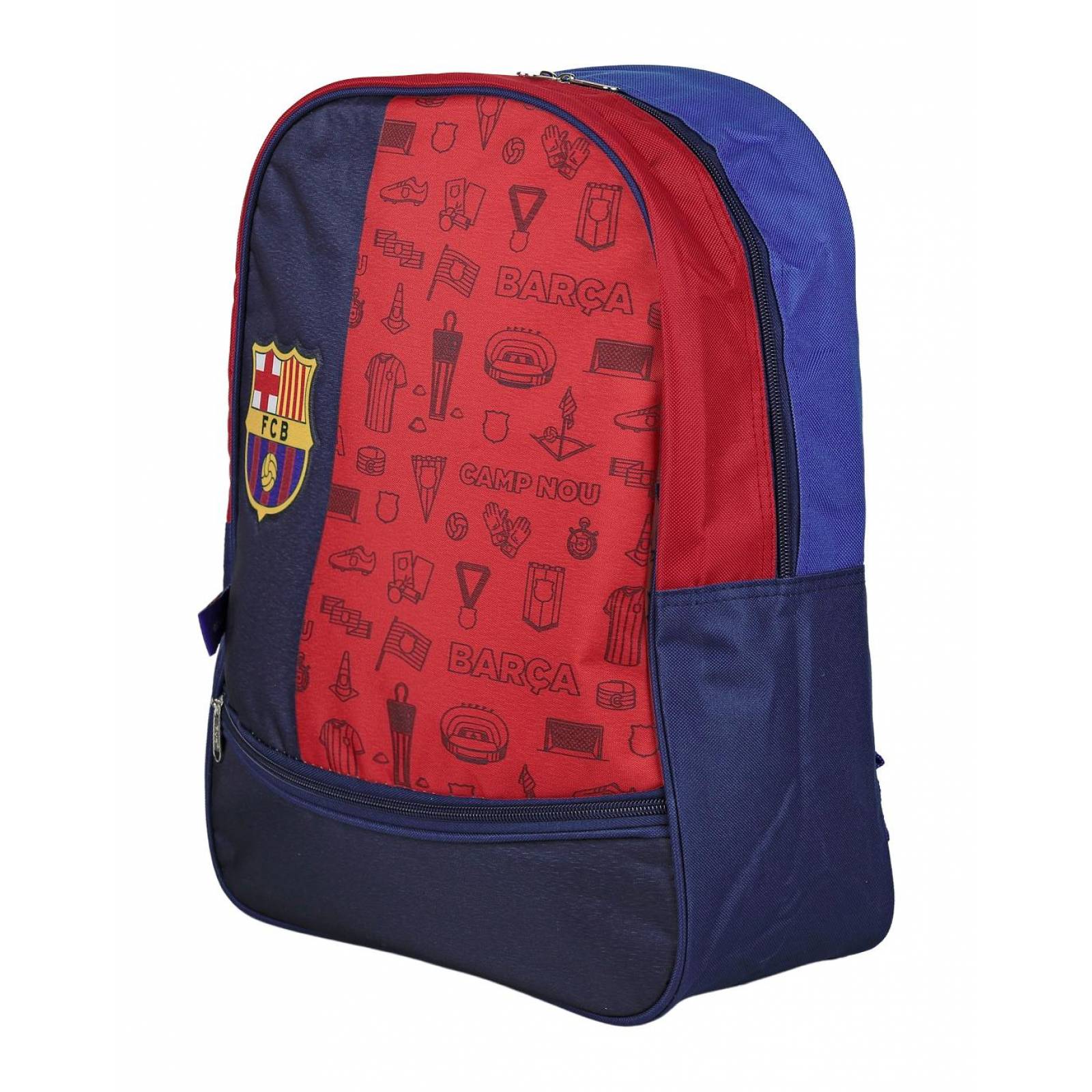 Mochila Escolar Unisex Multicolor Salvaje Tentación 52804403 Azul Rojo 1
