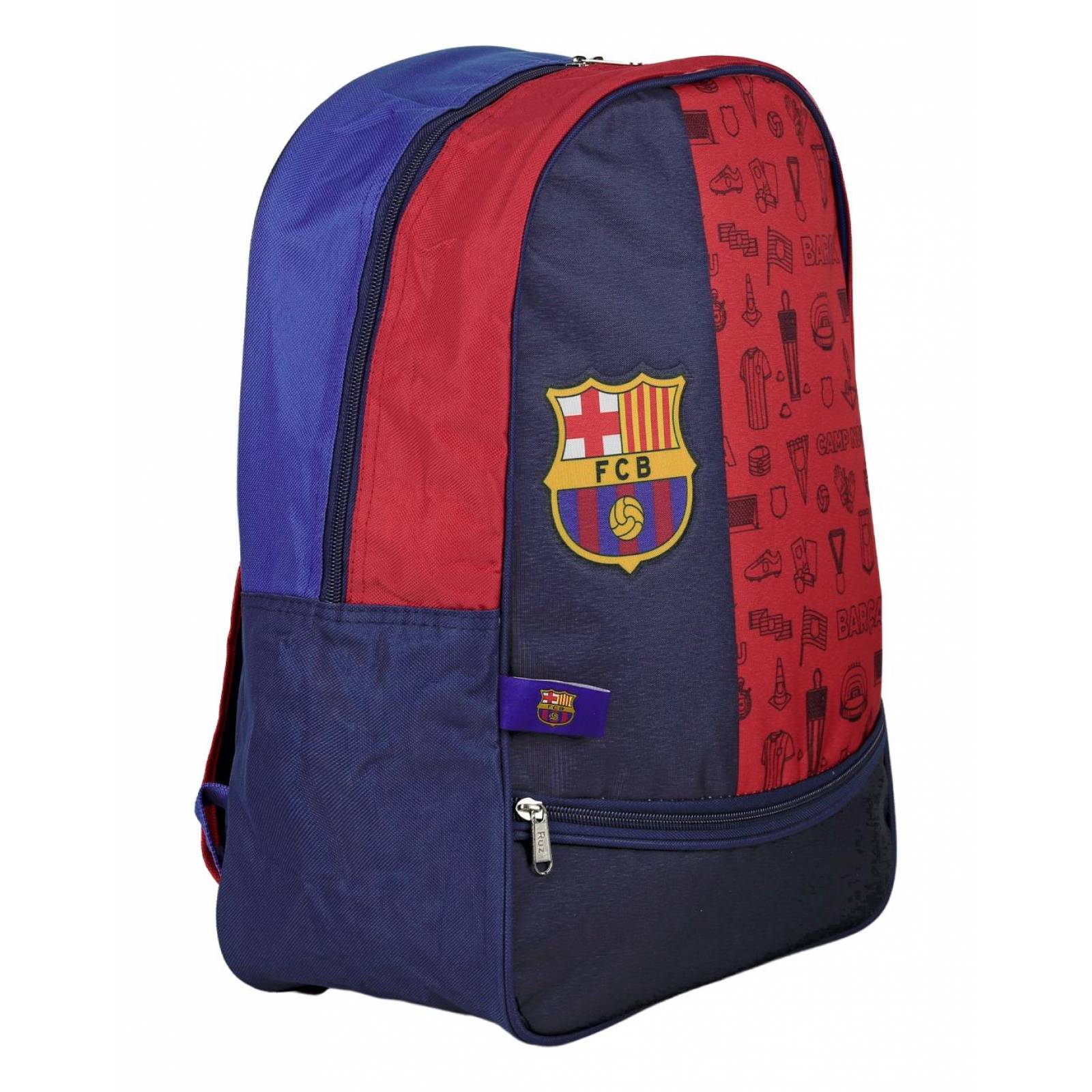 Mochila Escolar Unisex Multicolor Salvaje Tentación 52804403 Azul Rojo 1