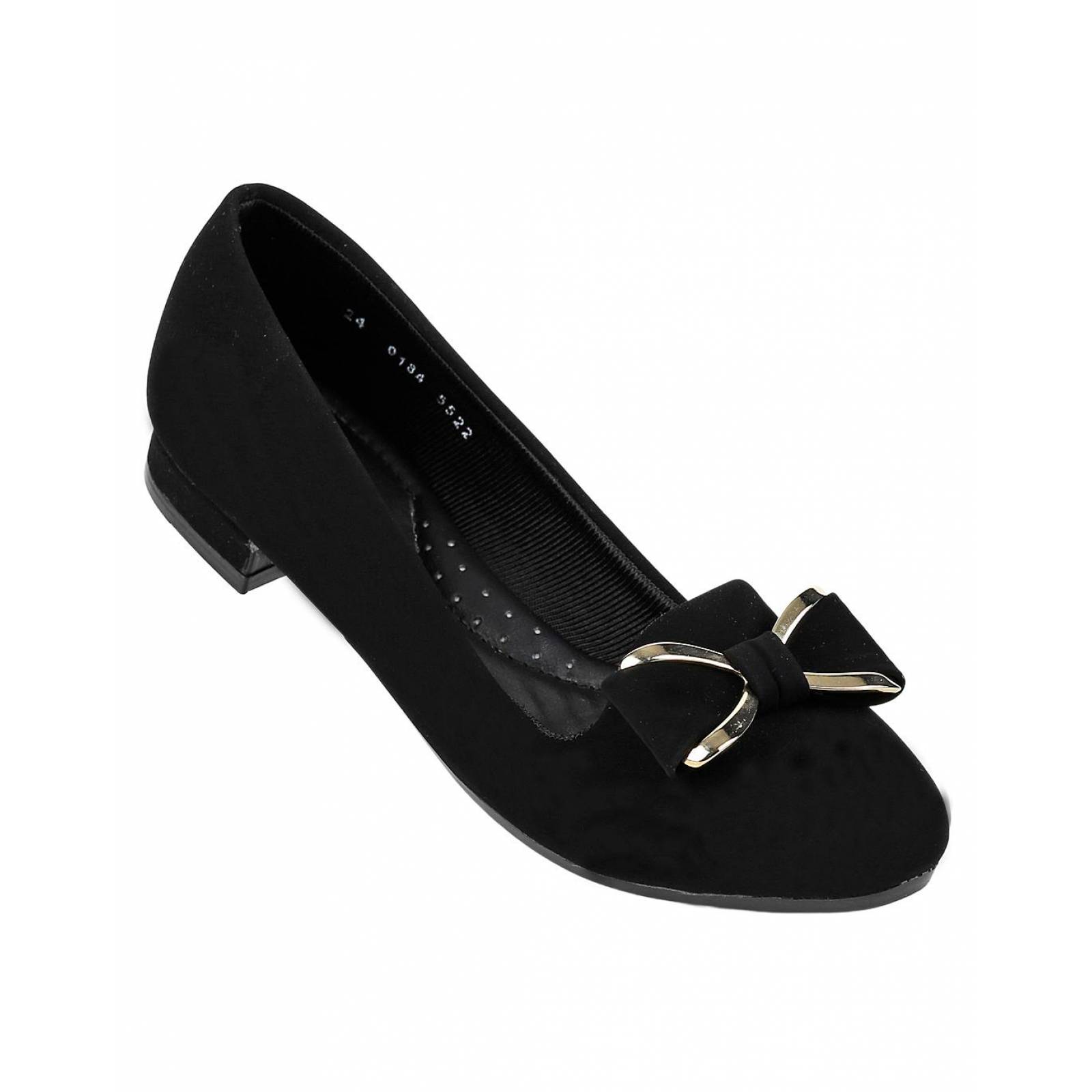 Flat Casual Mujer Negro Tipo Nobuk Stfashion 06203701 