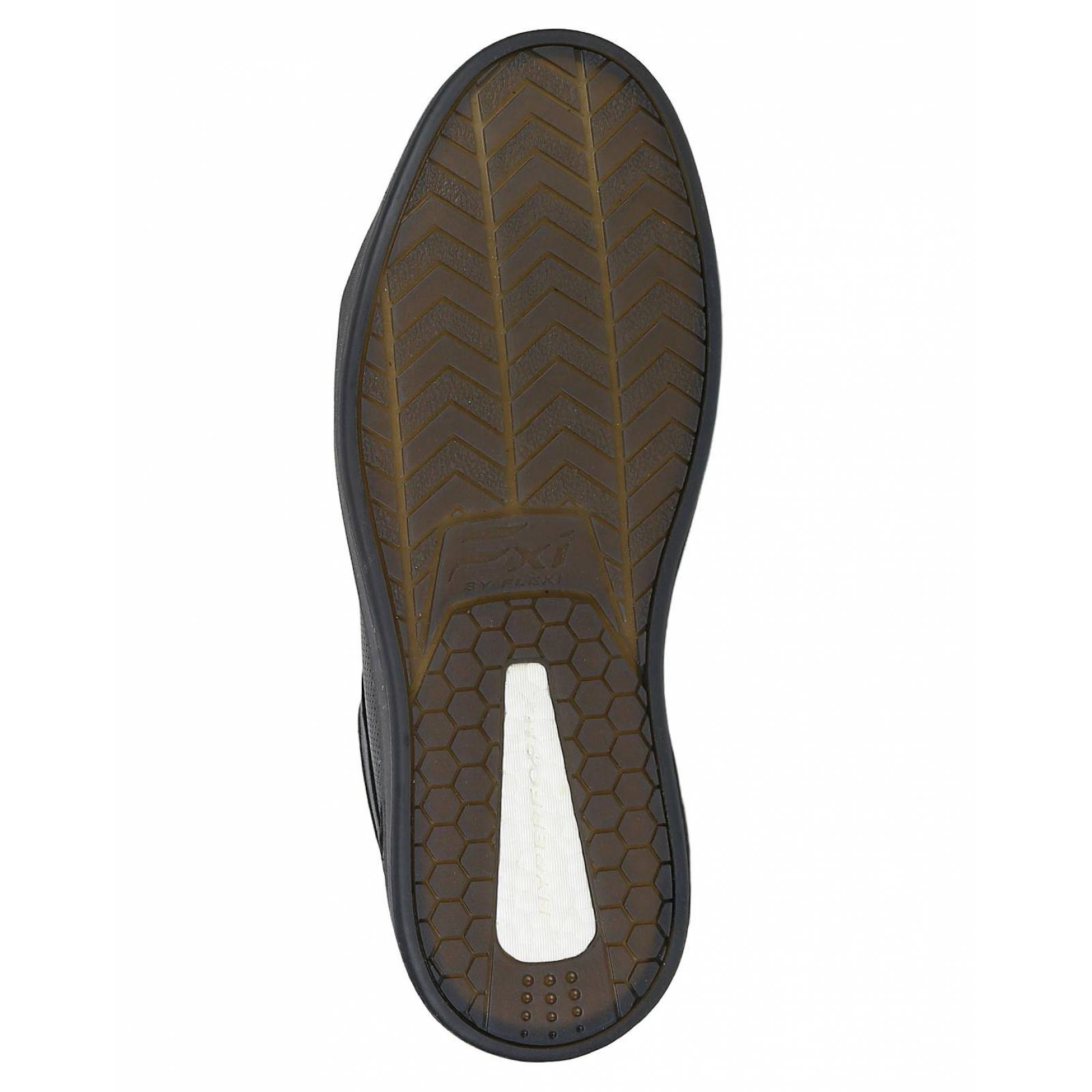 Tenis Casual Piso Hombre Negro Piel Flexi 02503677 