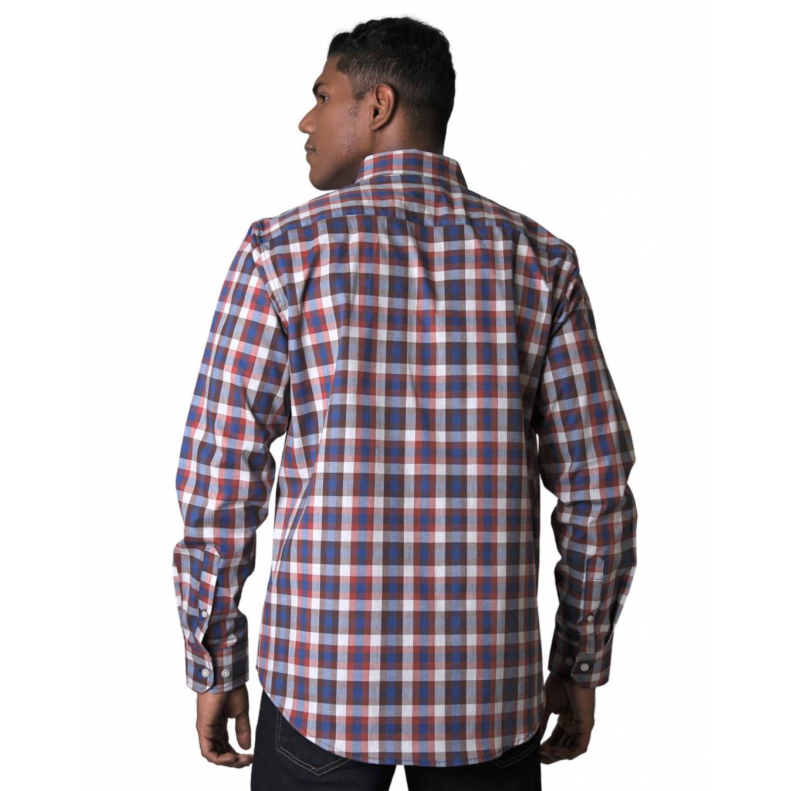 Camisa Casual Hombre Vino Long Beach Polo Club 75104208 